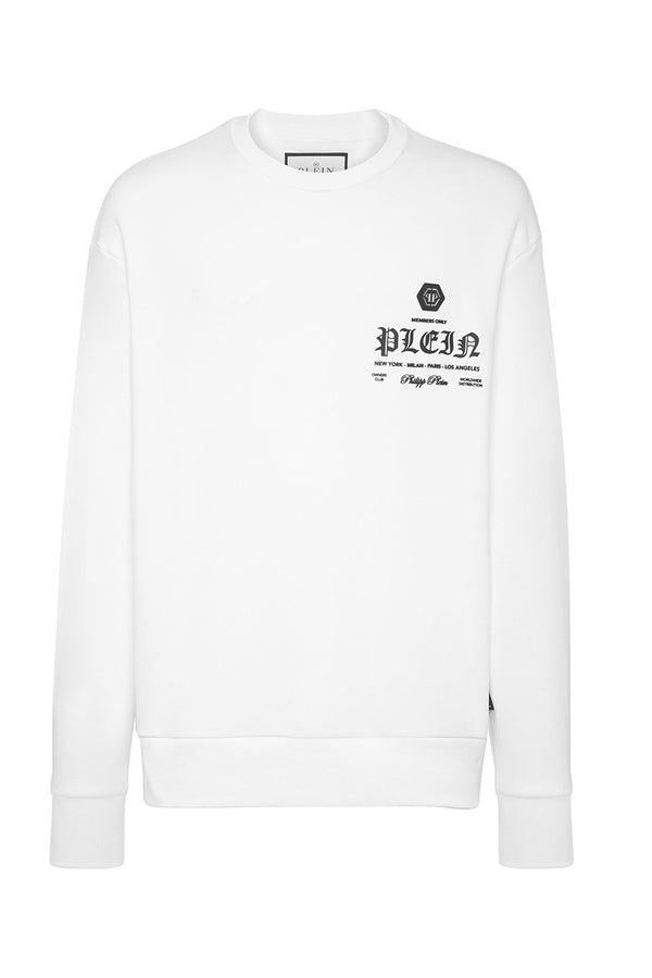 Philipp Plein Sweat homme Sweatshirts — white