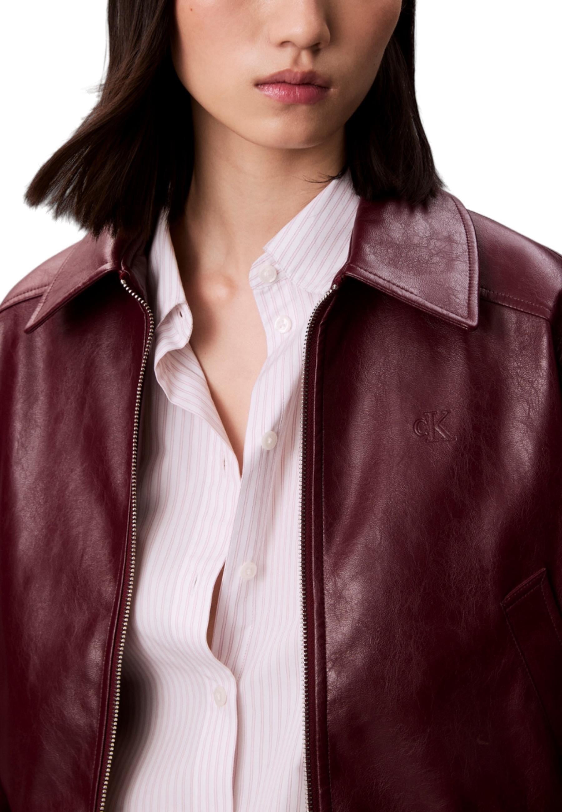 Calvin Klein Jeans Jean femme Jaquettes — bordeaux