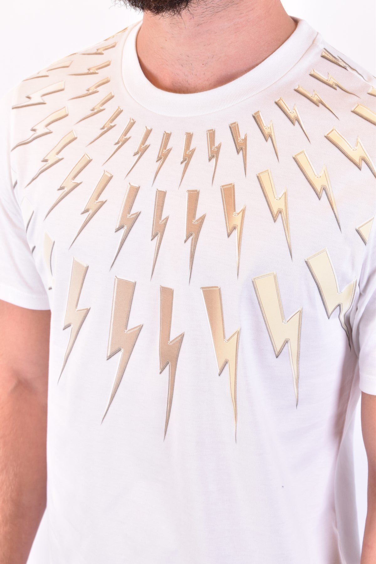 Neil Barrett T-shirt homme — white