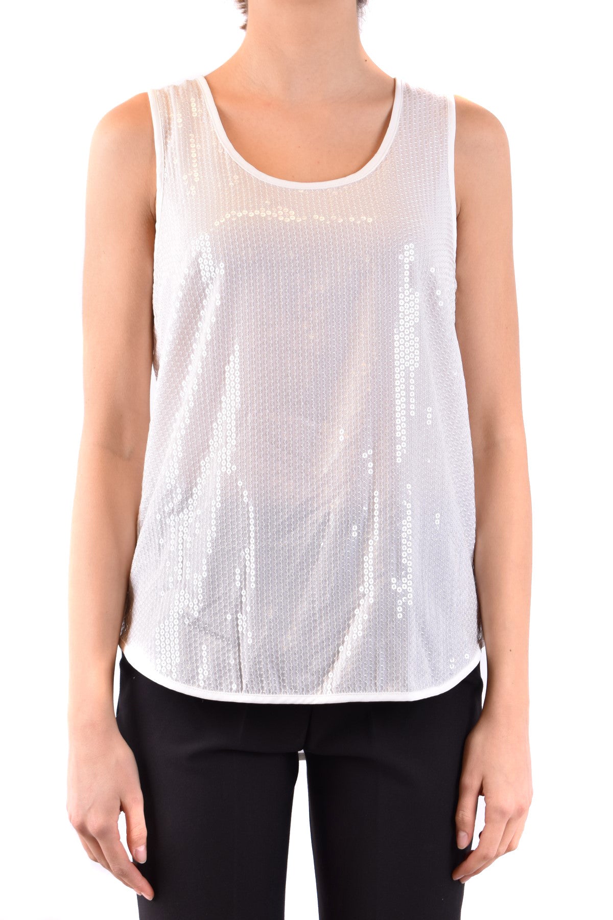 P.a.r.o.s.h. Vêtement femme Debardeurs — white