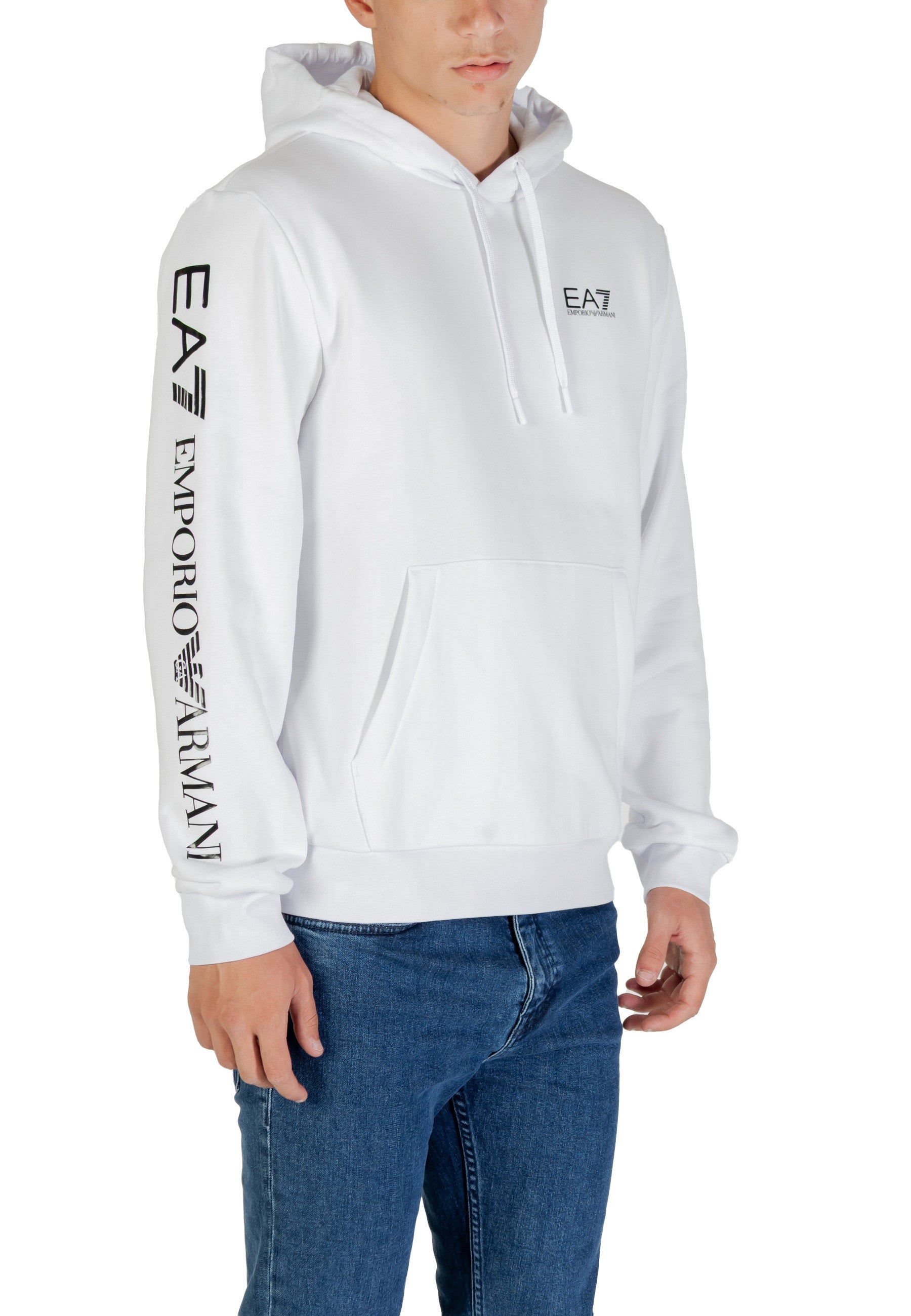 Ea7 Sweat homme Sweatshirts — white