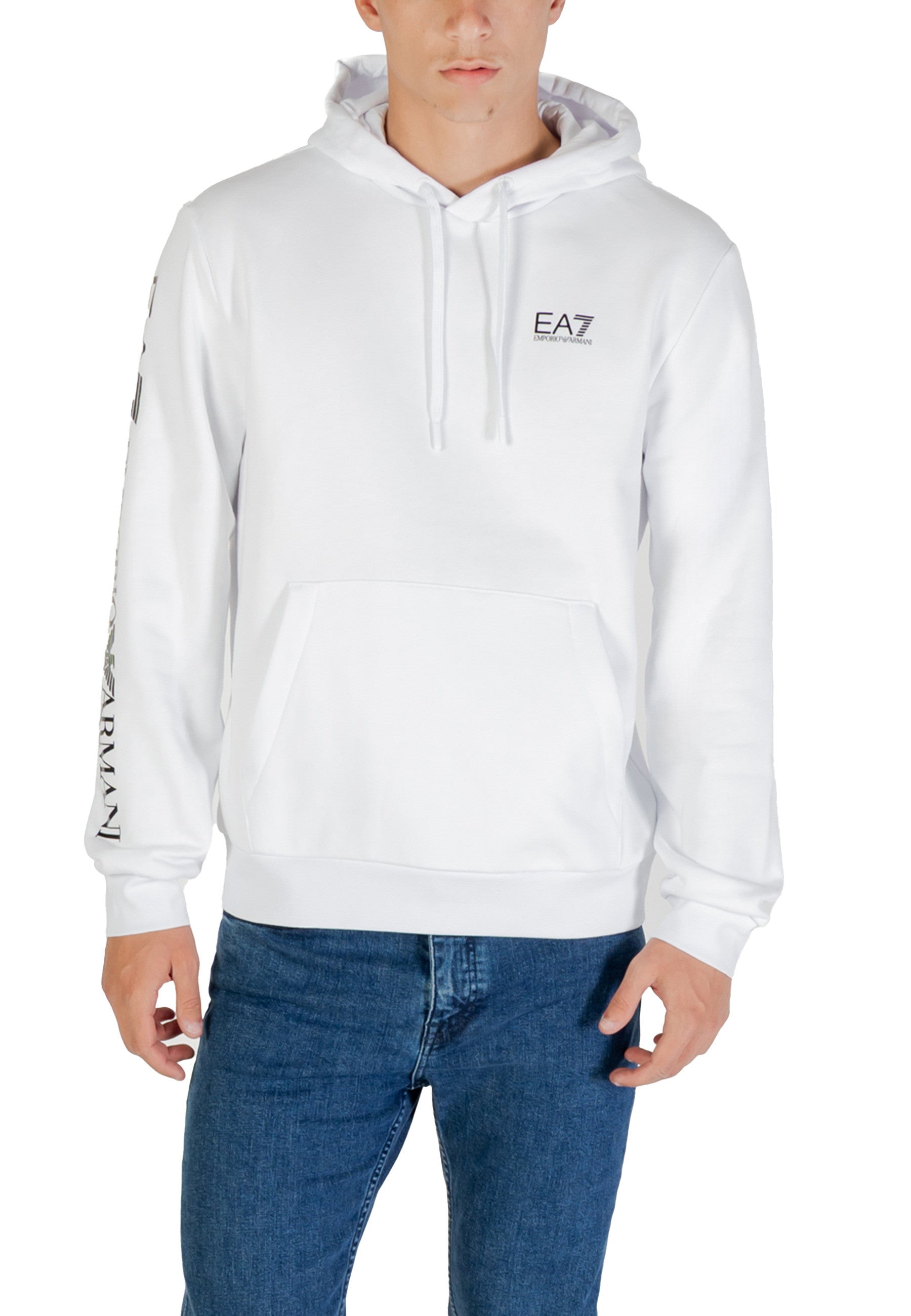 Ea7 Sweat homme Sweatshirts — white