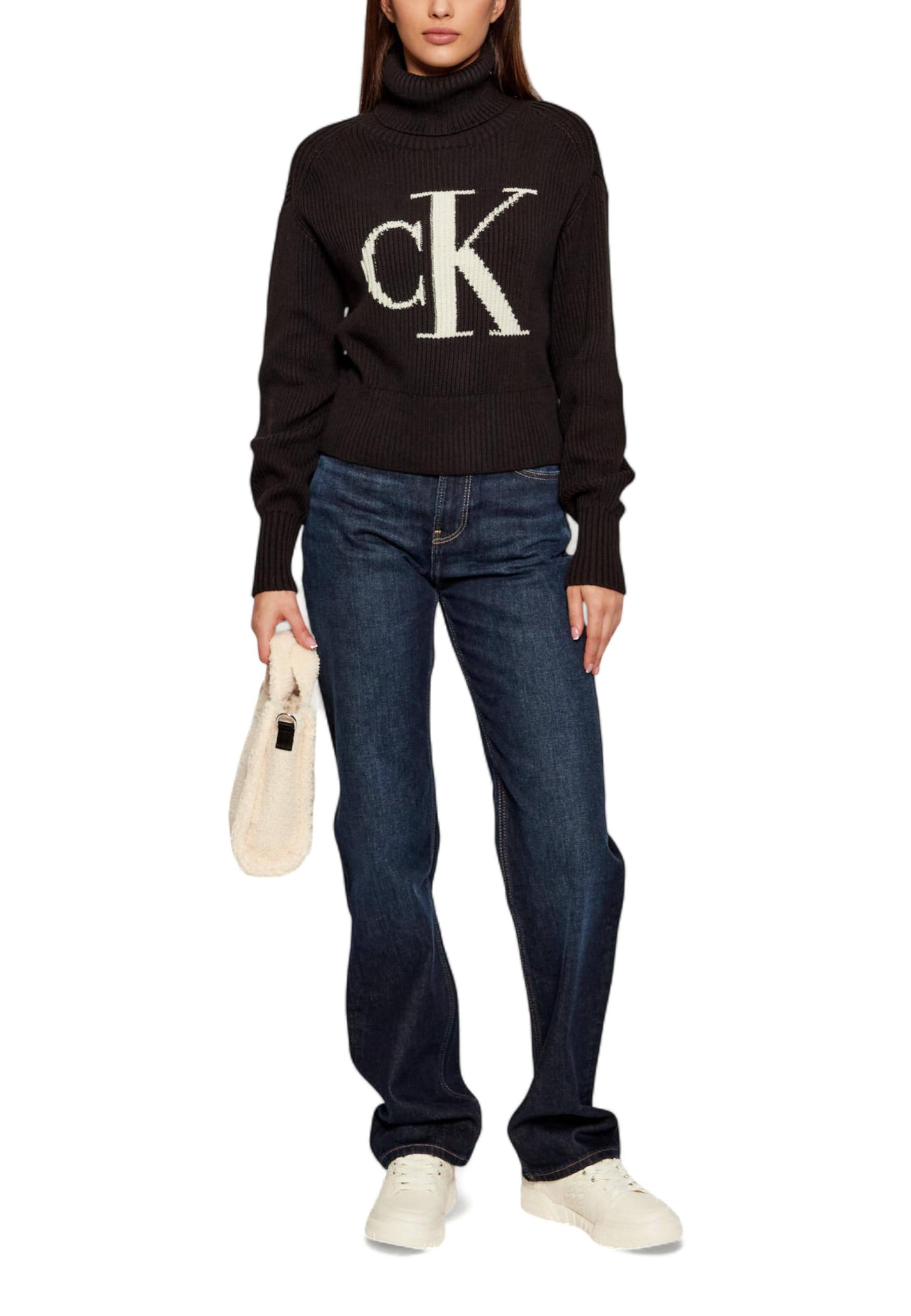 Calvin Klein Jeans Pull femme — black