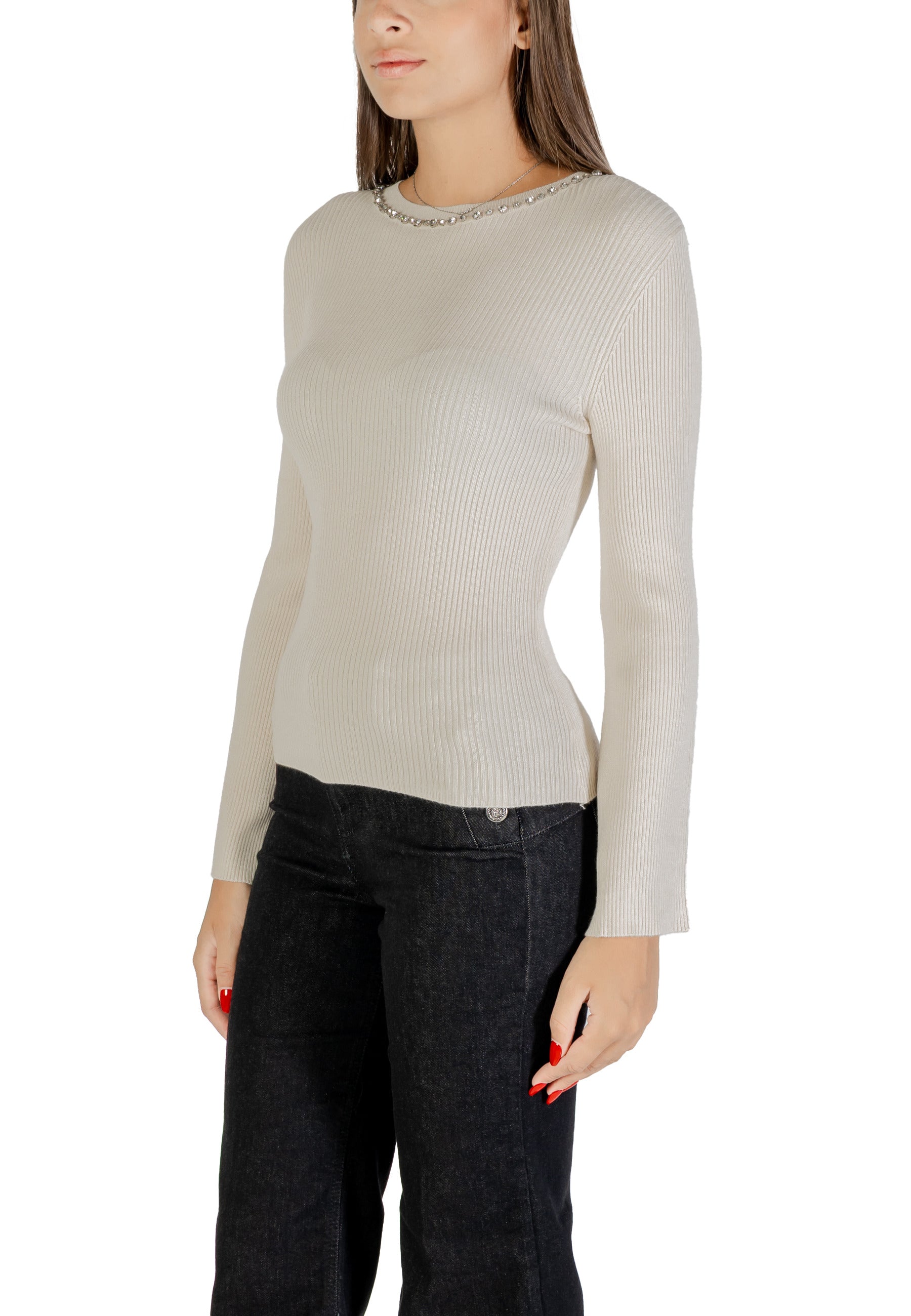 Only Pull femme — beige
