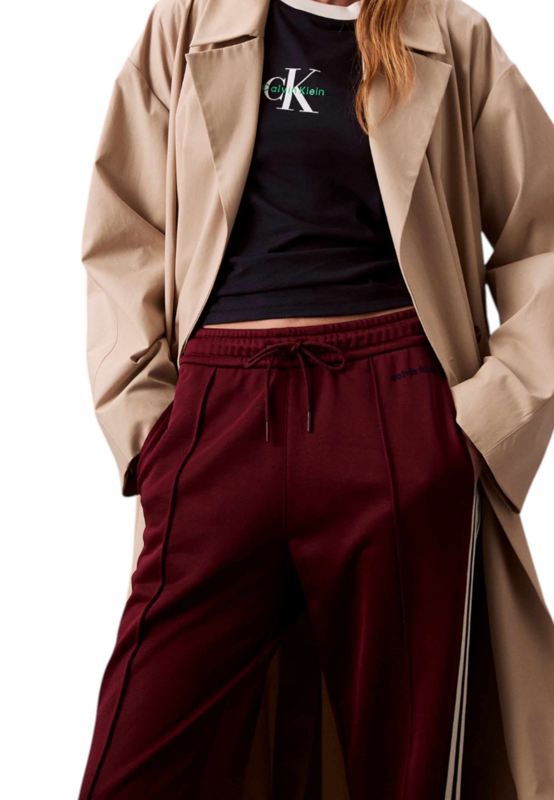 Calvin Klein Jeans Pantalon femme Pantalons — bordeaux