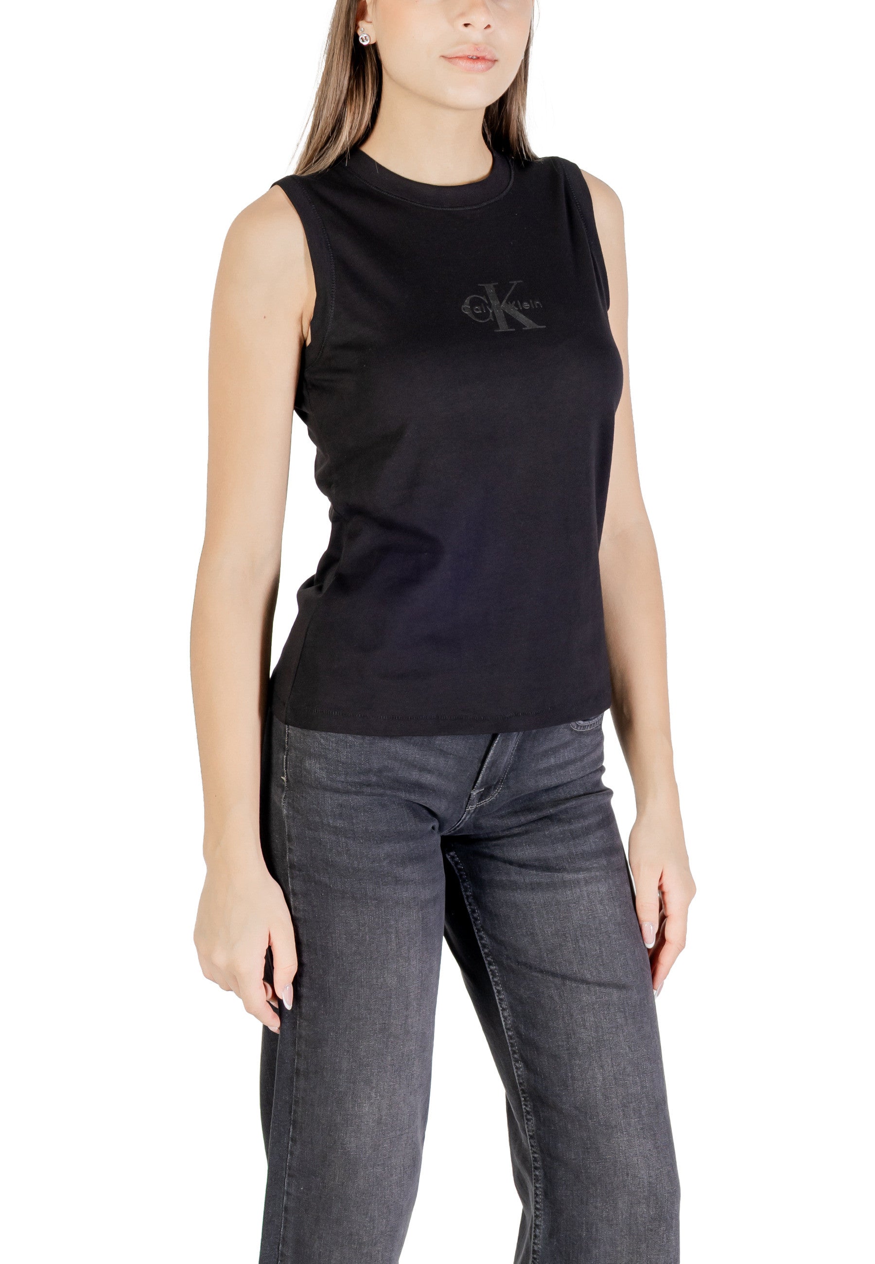 Calvin Klein Jeans Jean femme Debardeurs — black