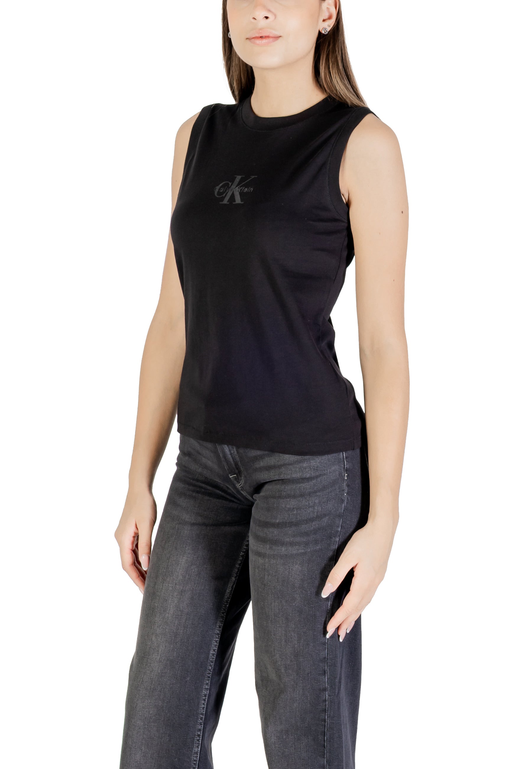 Calvin Klein Jeans Jean femme Debardeurs — black