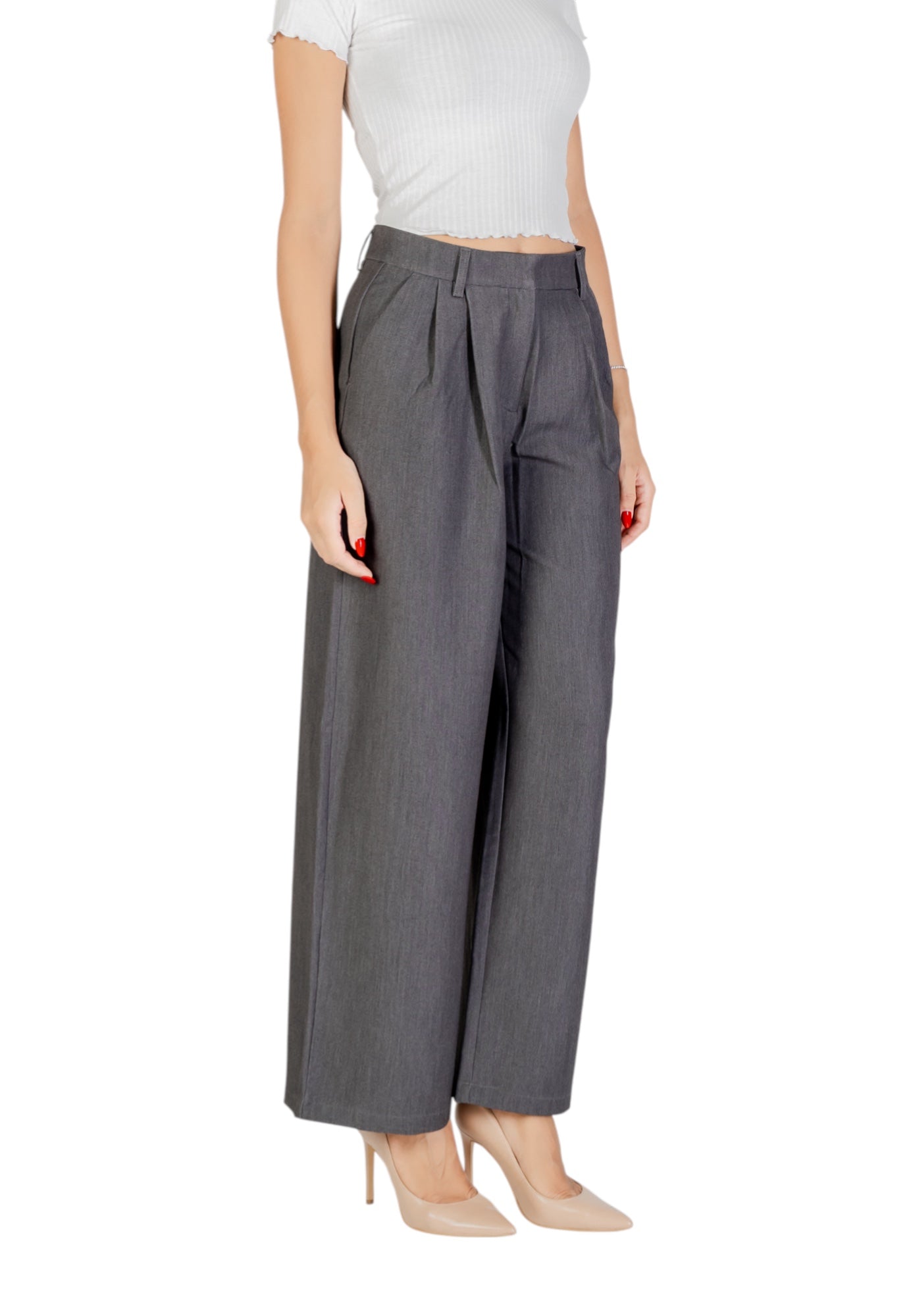 Only Pantalon femme Pantalons — grey
