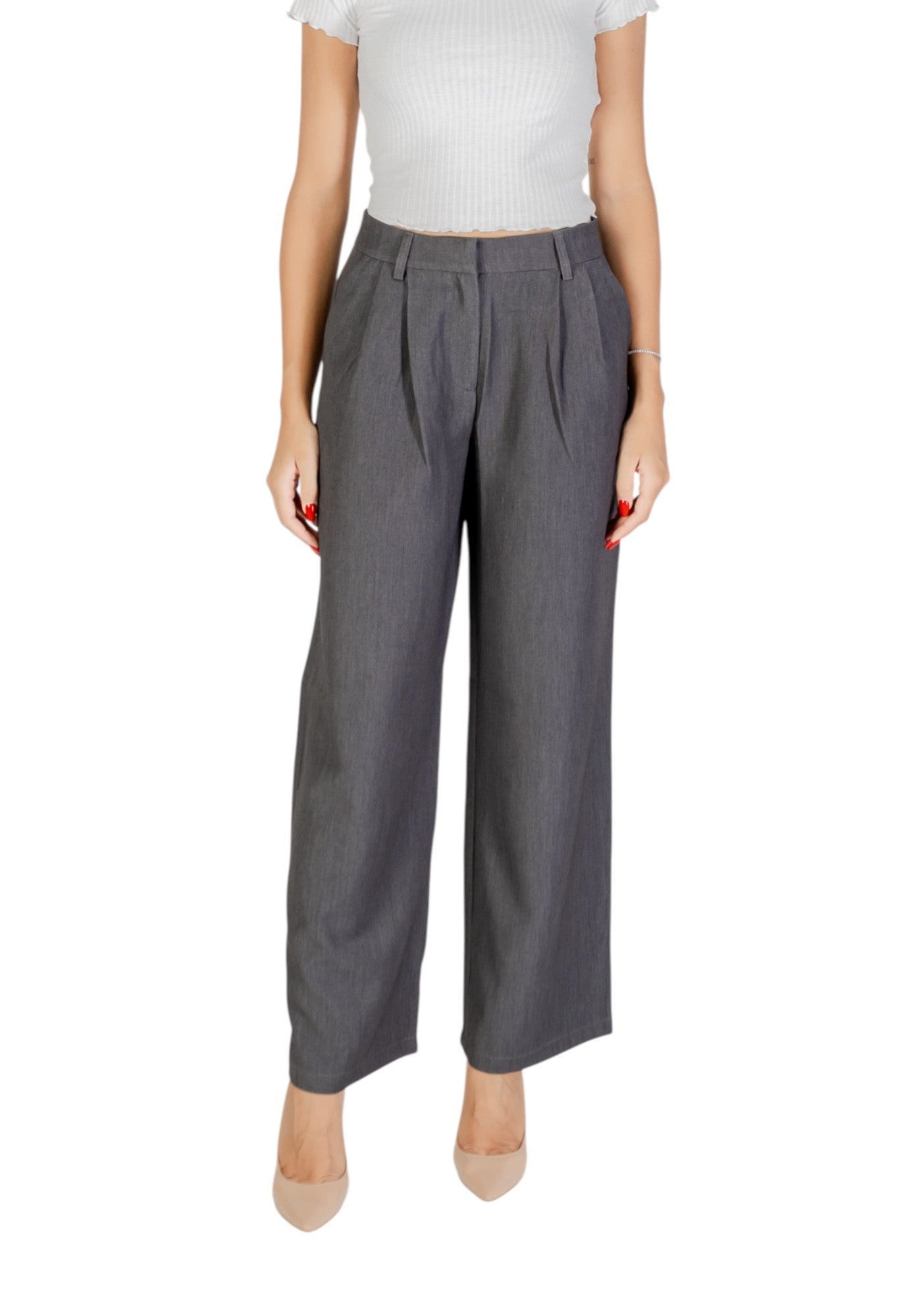 Only Pantalon femme Pantalons — grey