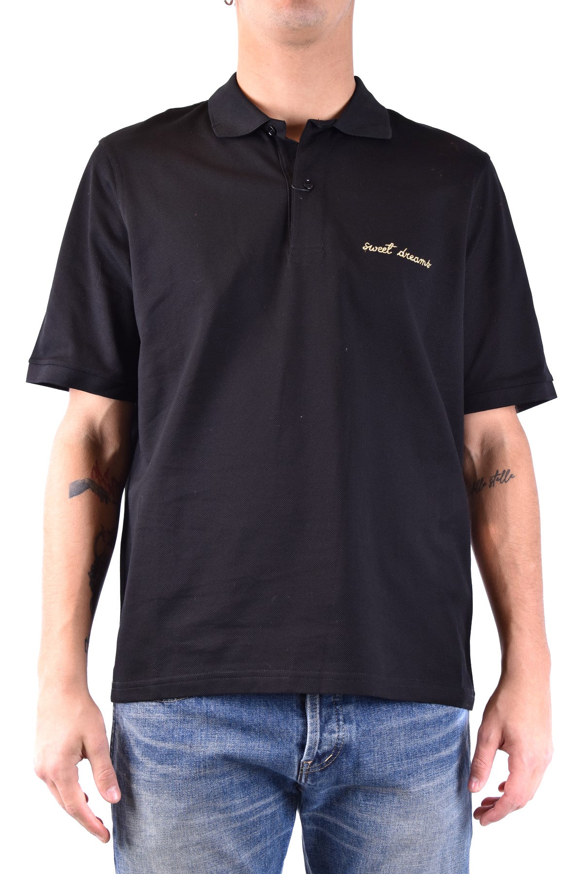 Saint Laurent Polo homme — black