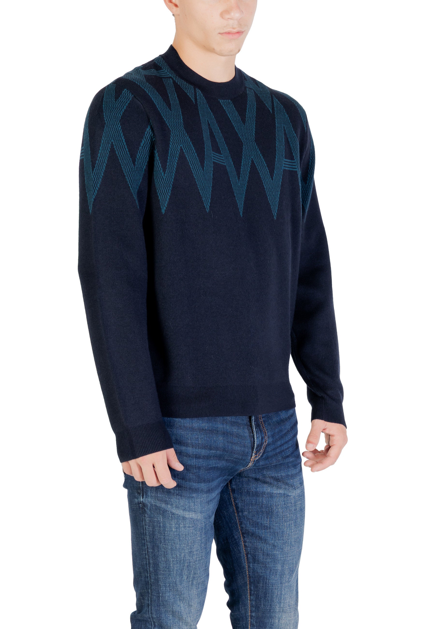 Armani Exchange Pull homme — blue