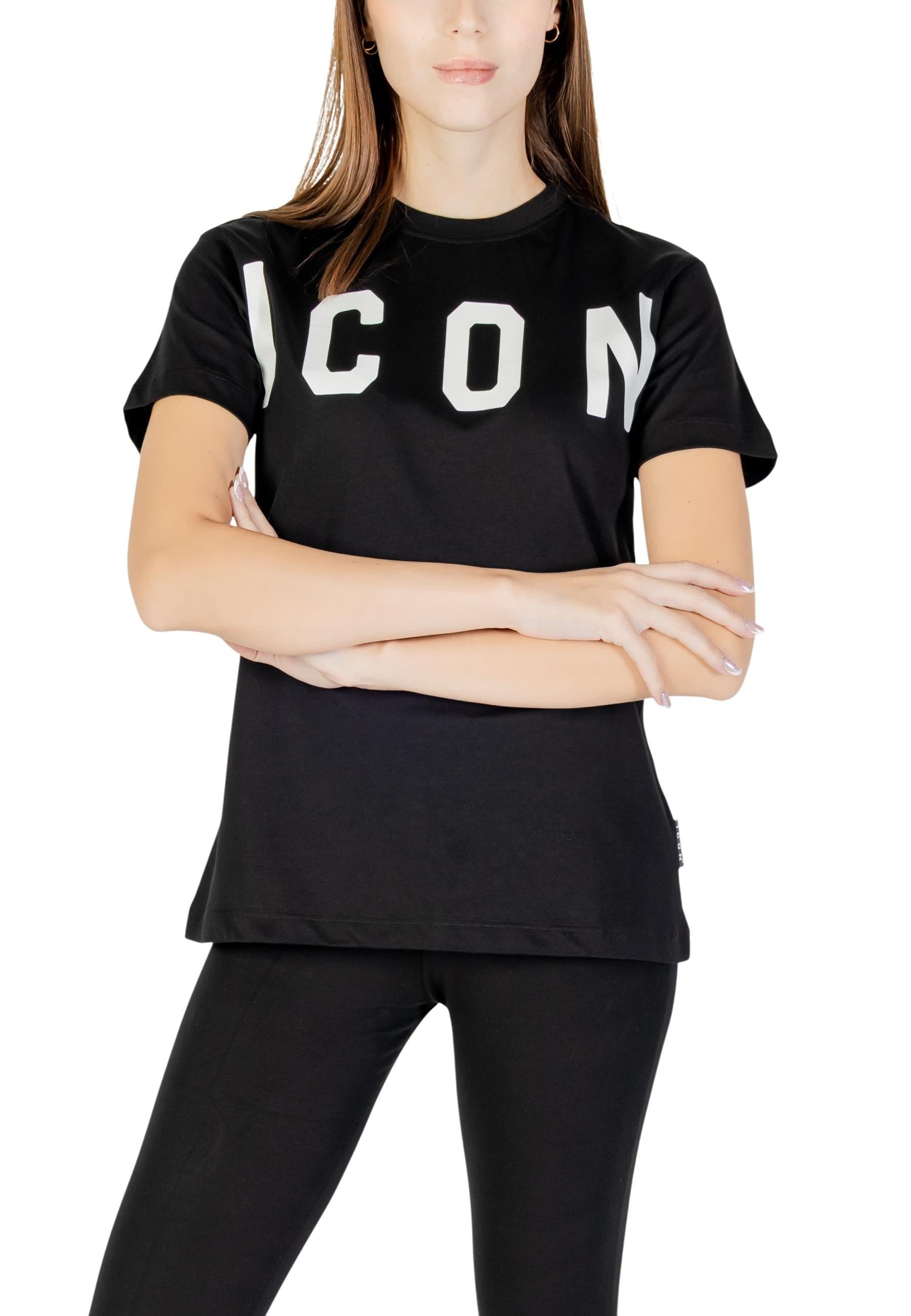 Icon T-shirt femme — black