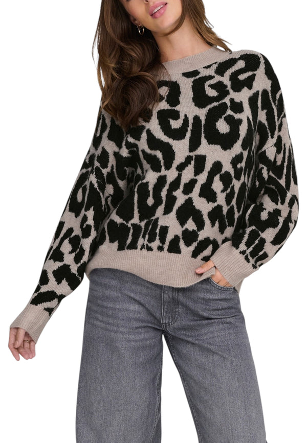 Jacqueline De Yong Pull femme — beige