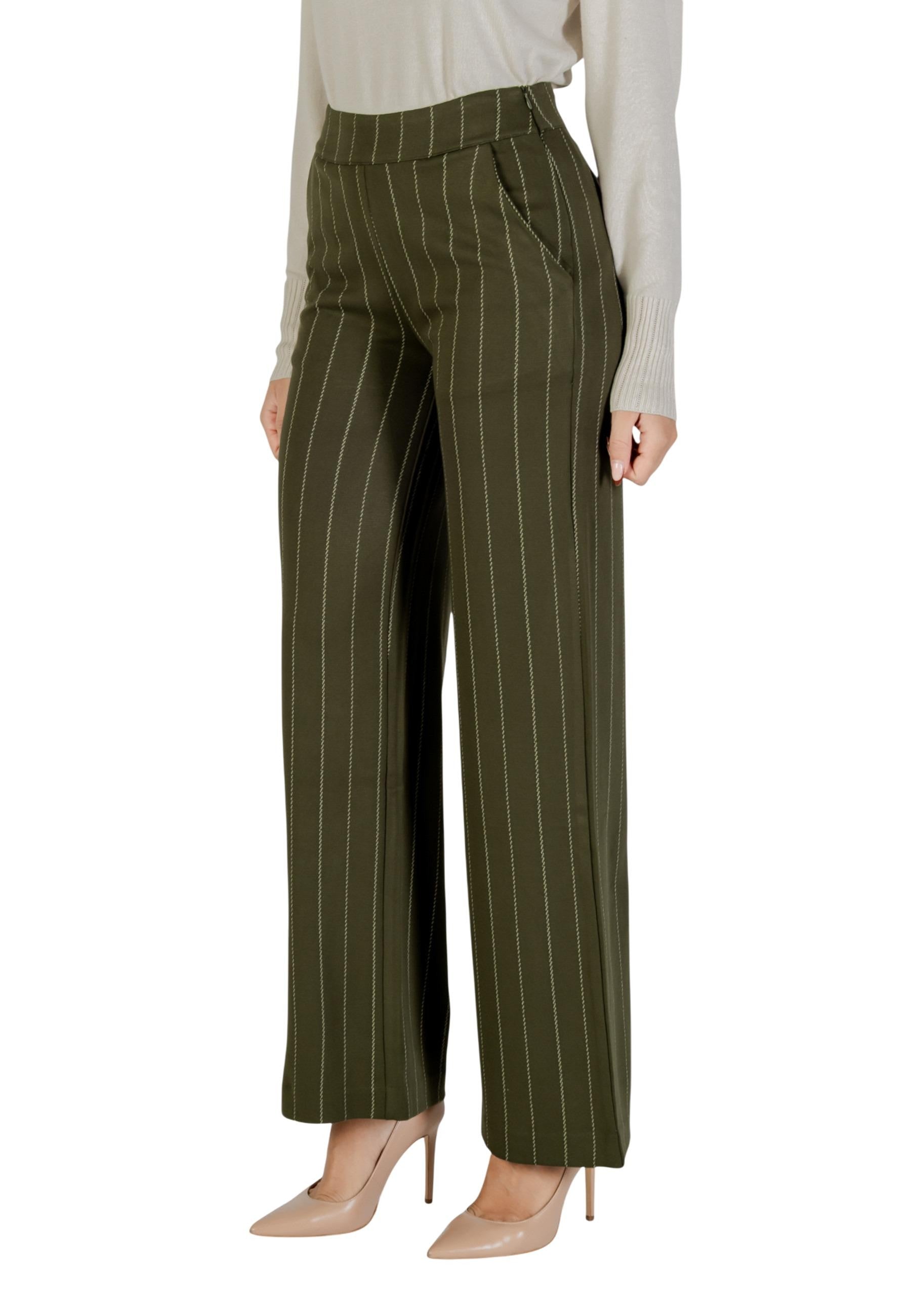 Ichi Pantalon femme Pantalons — green