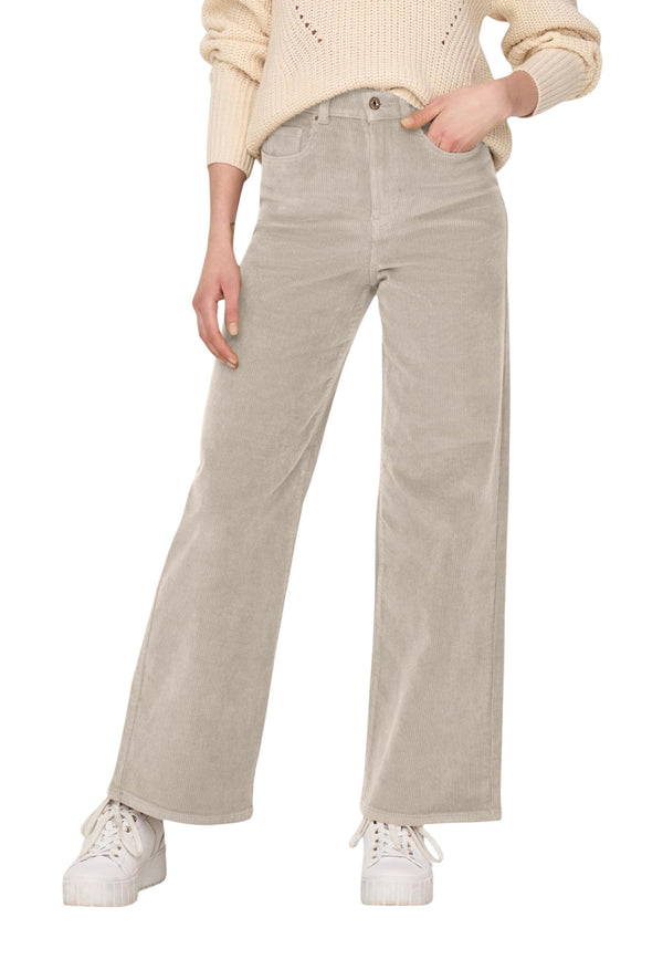 Only Pantalon femme Pantalons — beige