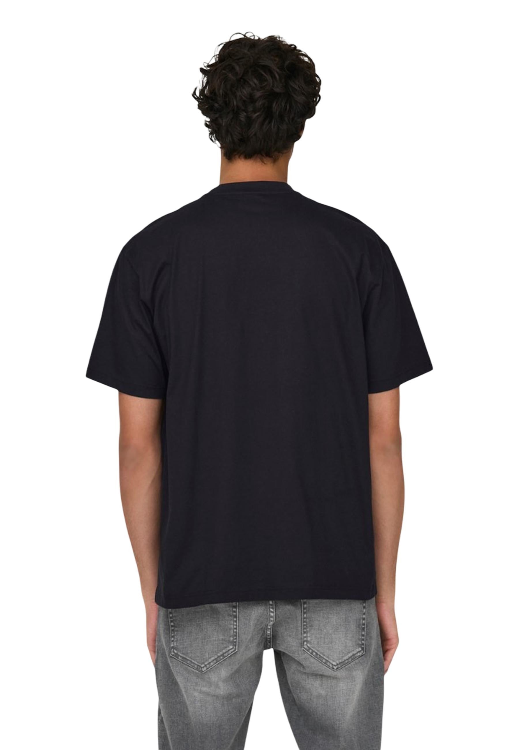 Only & Sons T-shirt homme — black