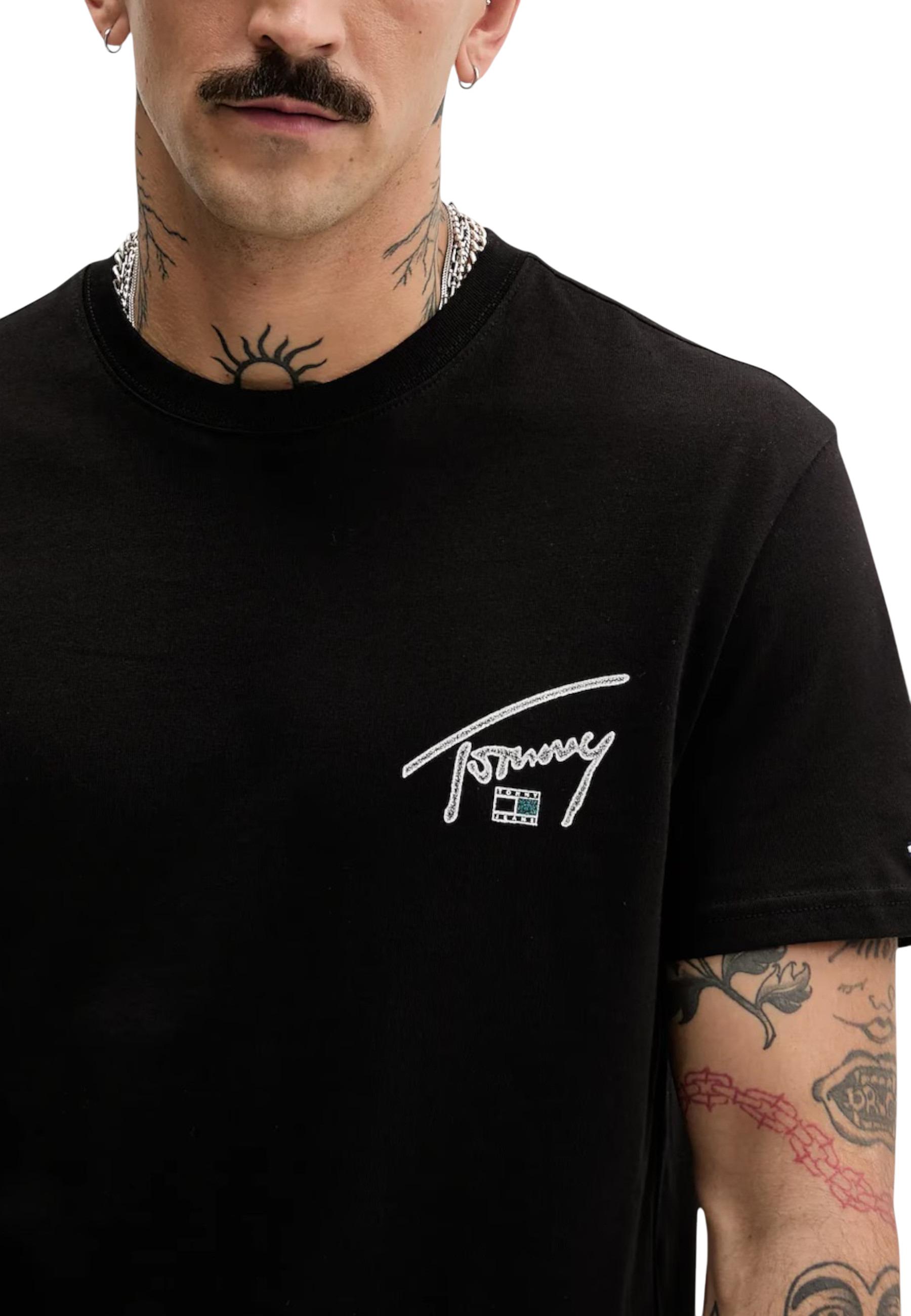 Tommy Hilfiger Jeans T-shirt homme — black