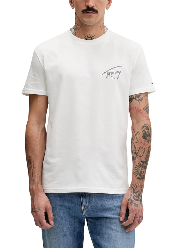Tommy Hilfiger Jeans T-shirt homme — white