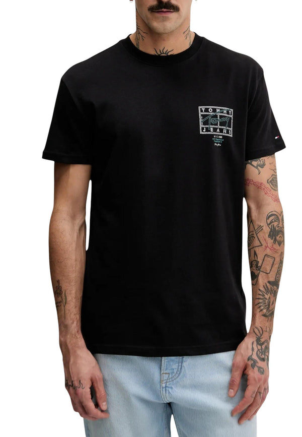 Tommy Hilfiger Jeans T-shirt homme — black