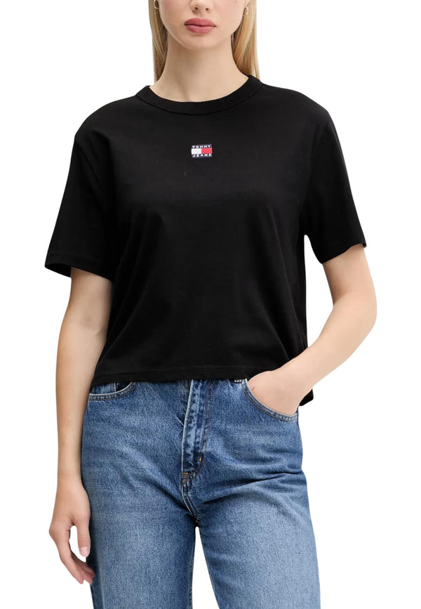 Tommy Hilfiger Jeans T-shirt femme — black · 497699