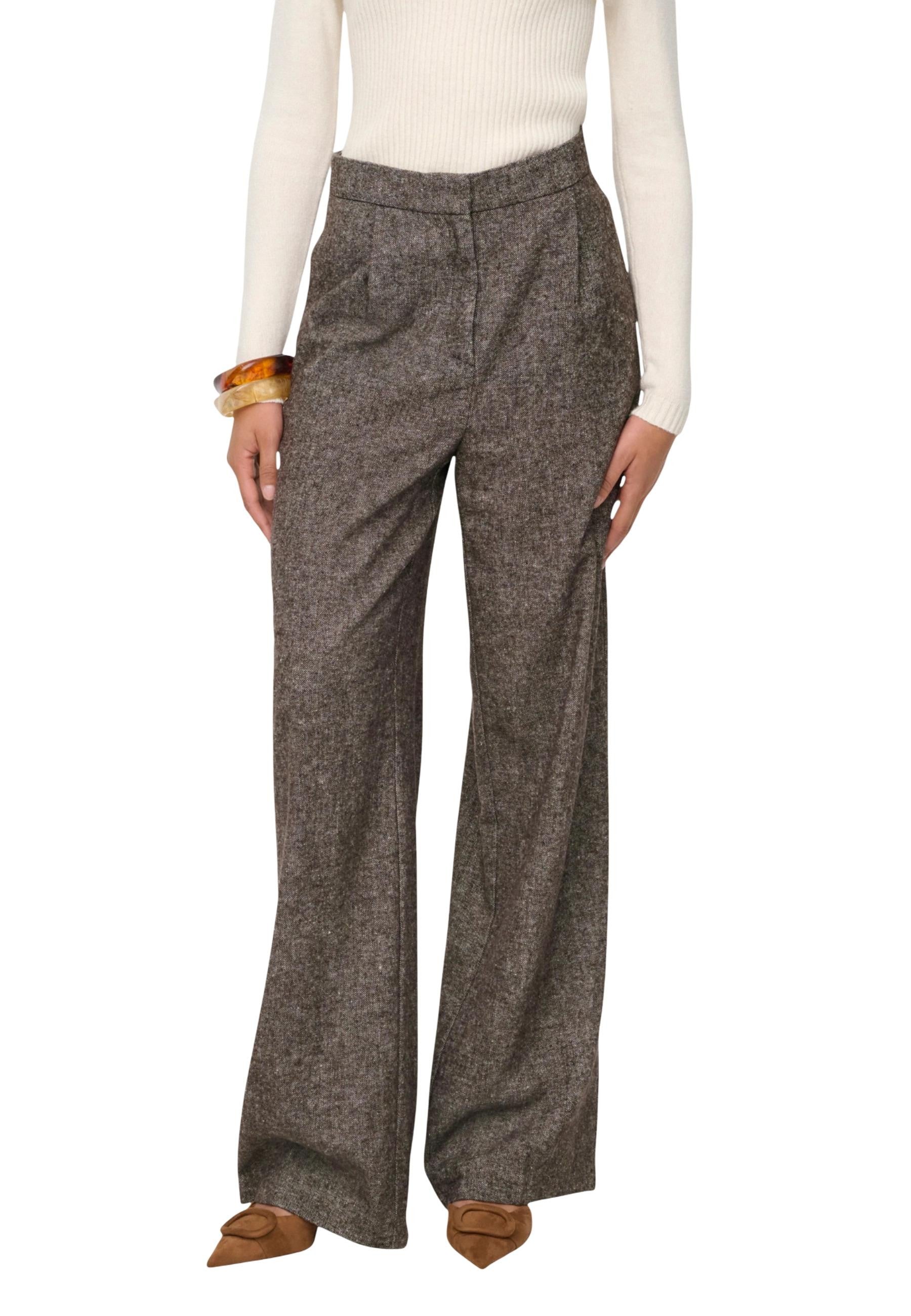 Only Pantalon femme Pantalons — brown