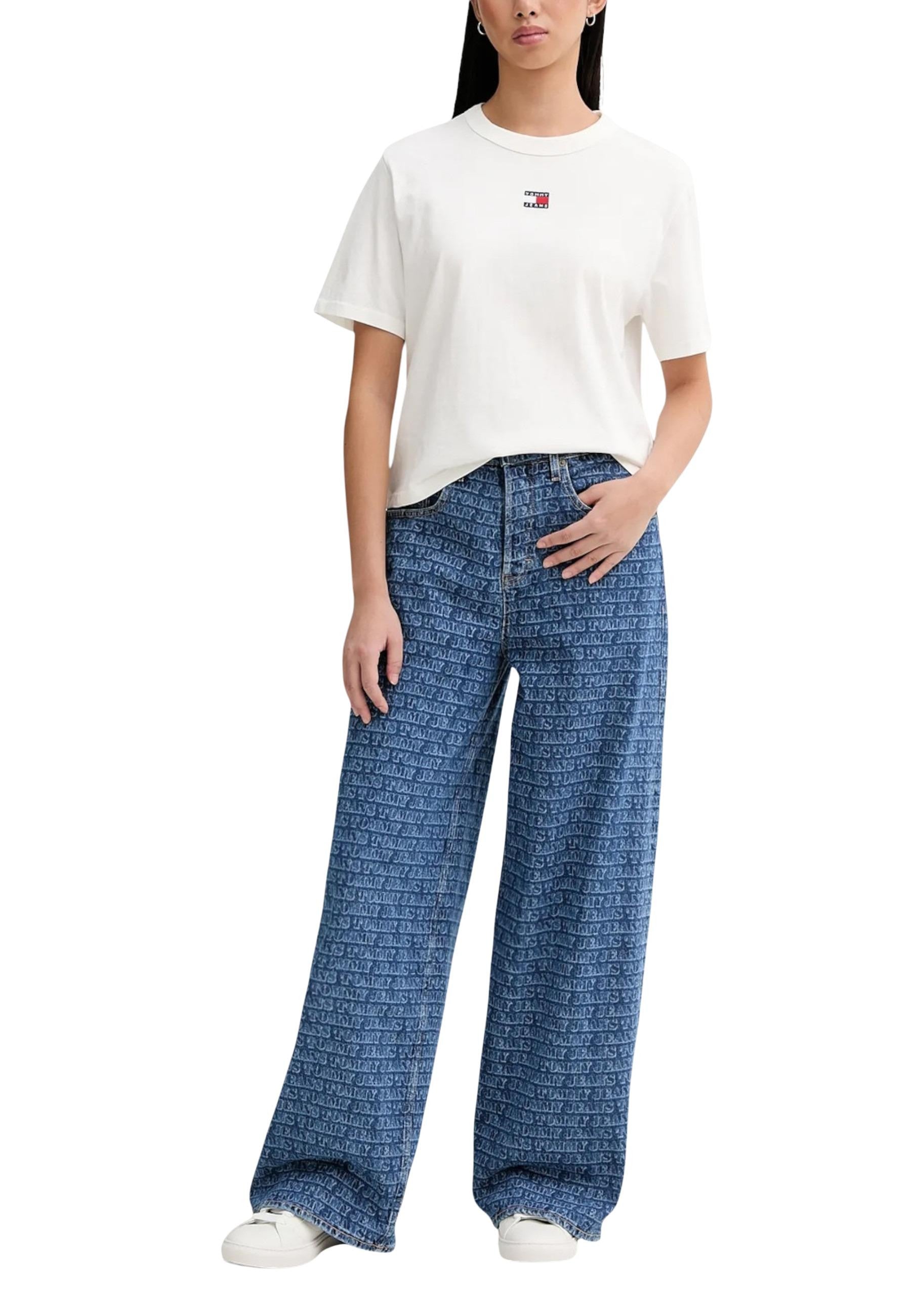 Tommy Hilfiger Jeans T-shirt femme — white