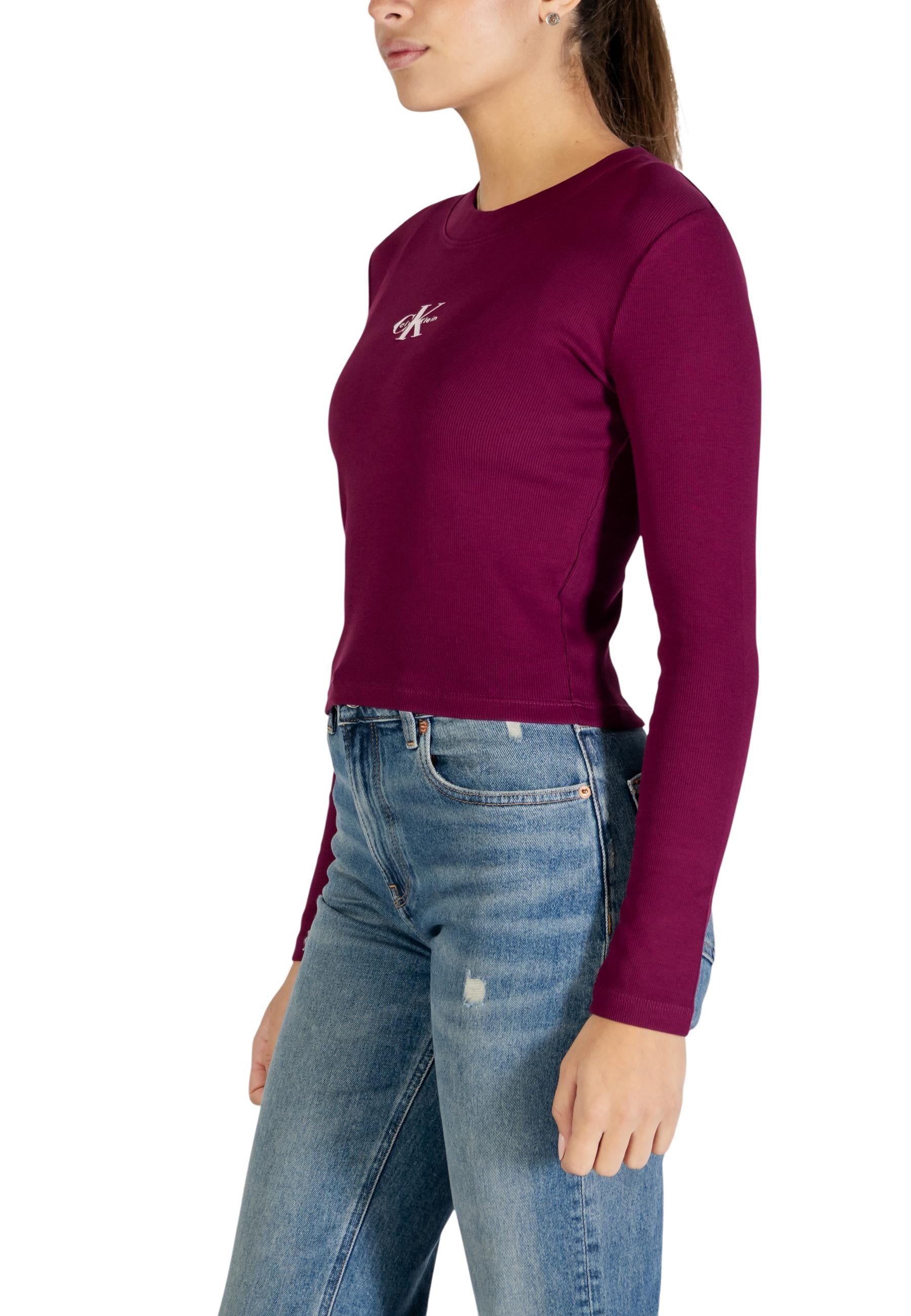 Calvin Klein Jeans Pull femme — bordeaux
