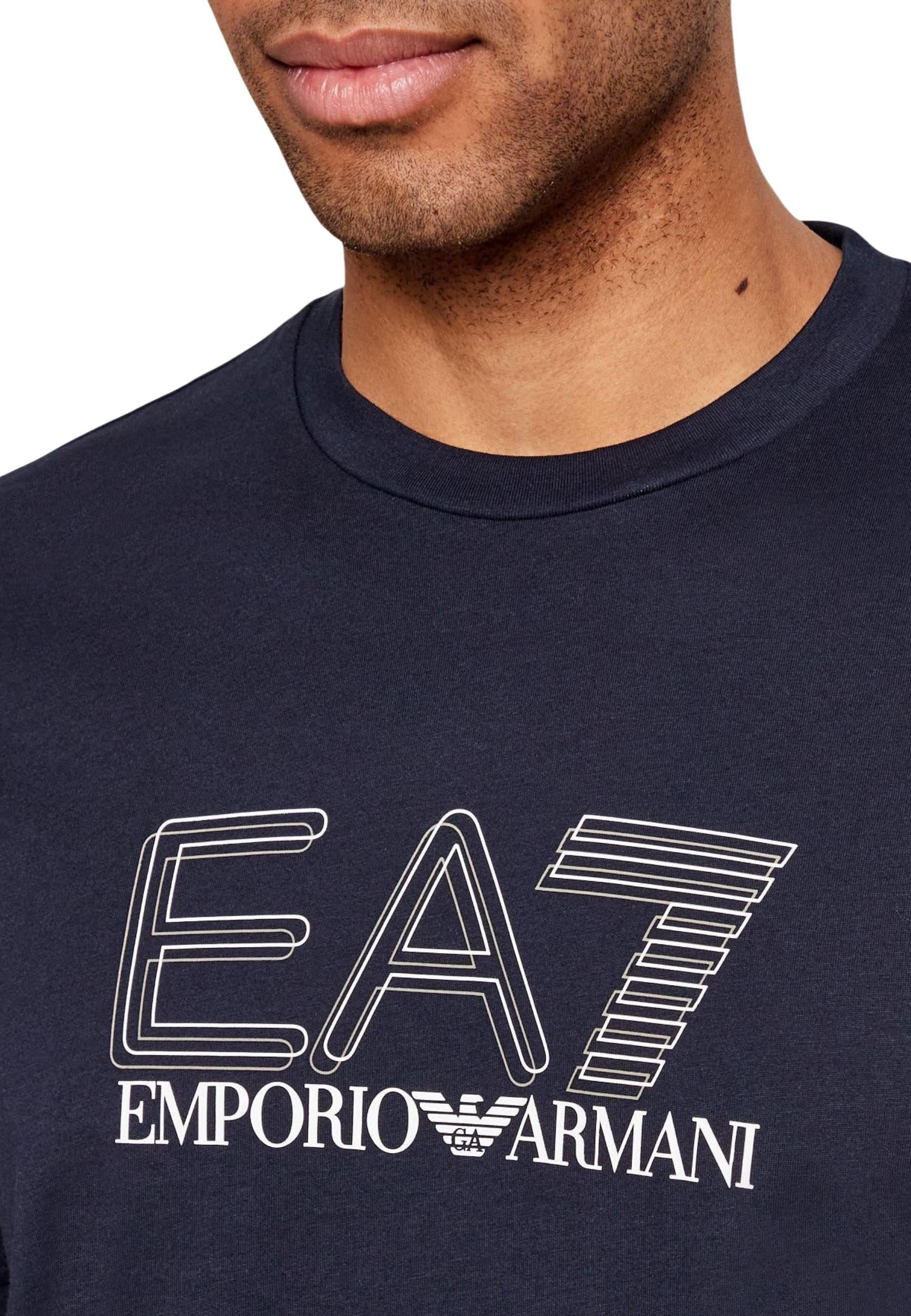 Ea7 T-shirt homme — blue