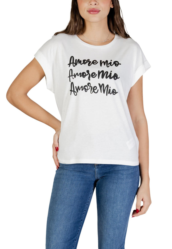 Morgan De Toi T-shirt femme — white