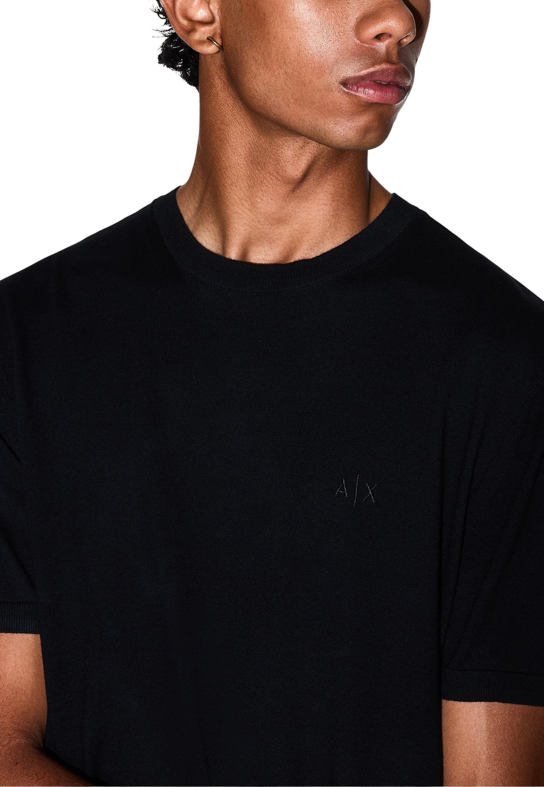 Armani Exchange T-shirt homme — black