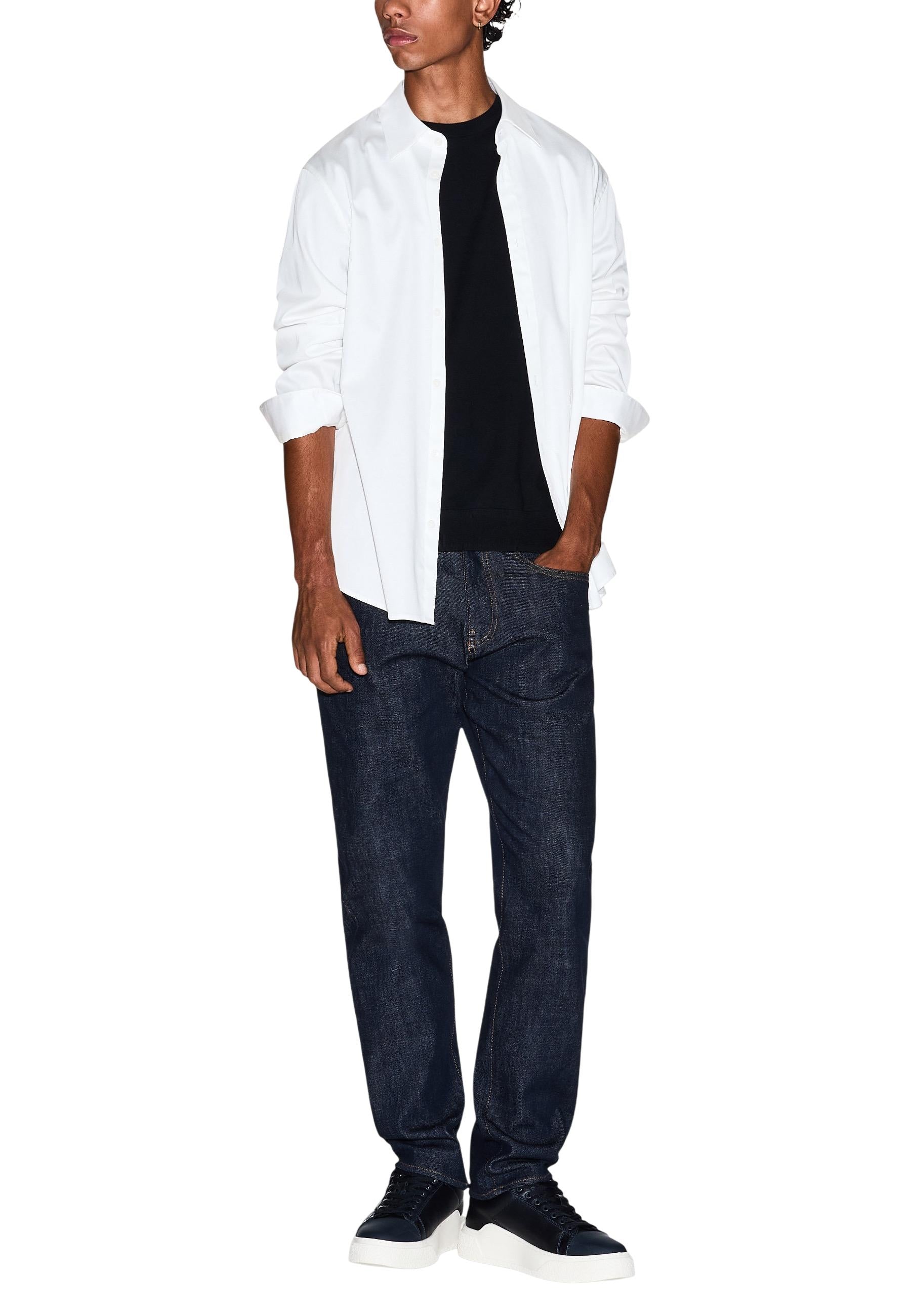 Armani Exchange T-shirt homme — black