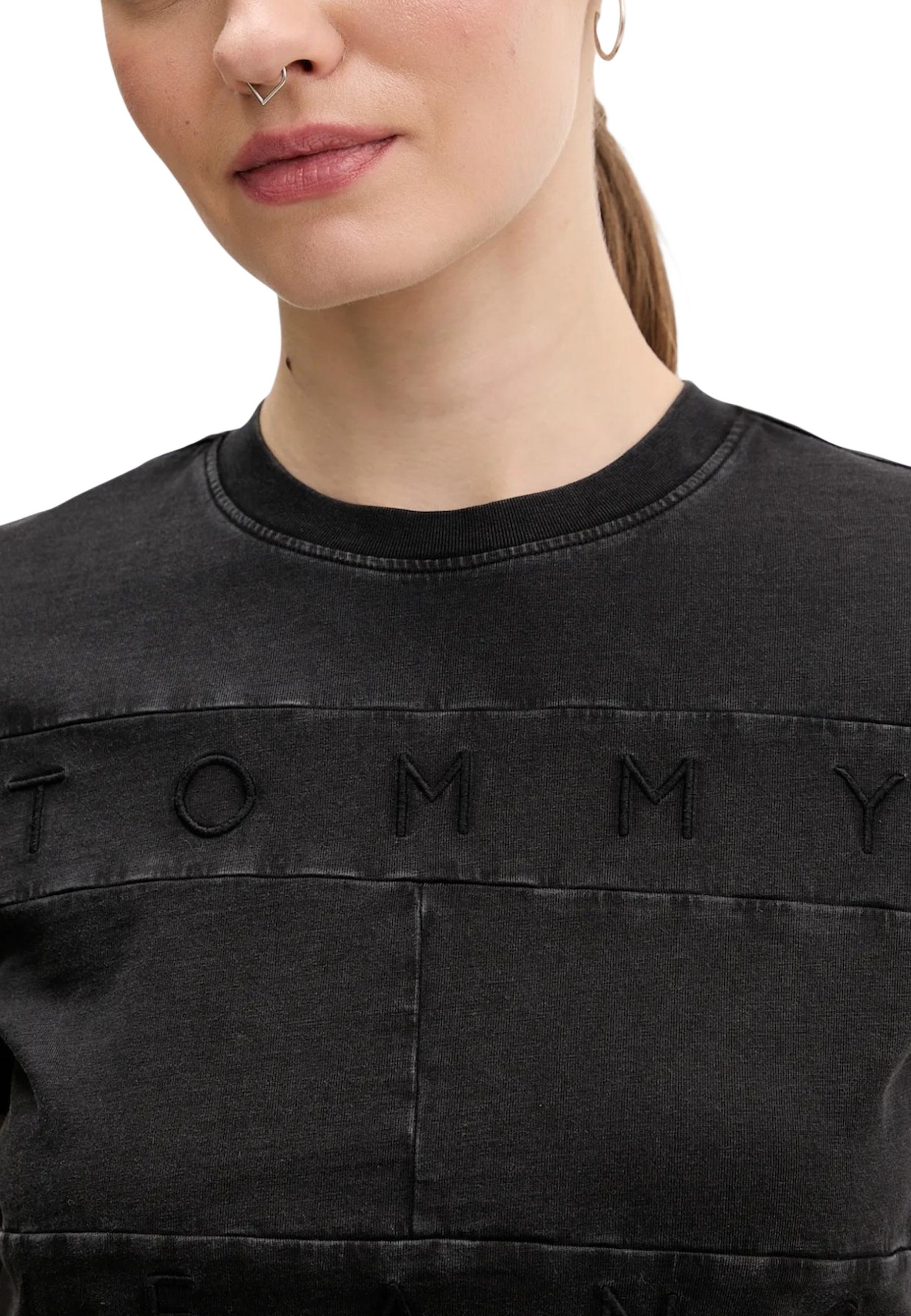 Tommy Hilfiger Jeans T-shirt femme — black