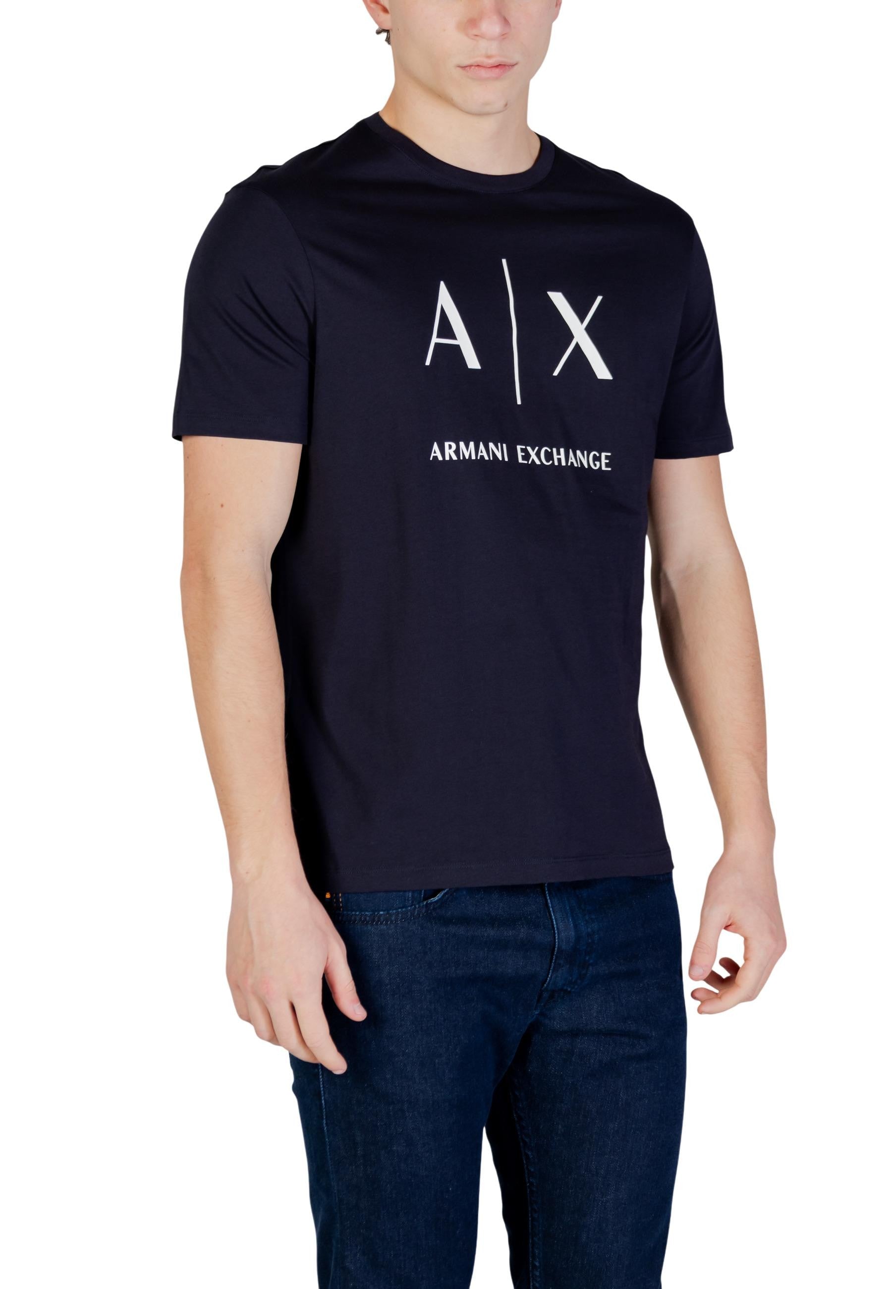 Armani Exchange T-shirt homme — blue