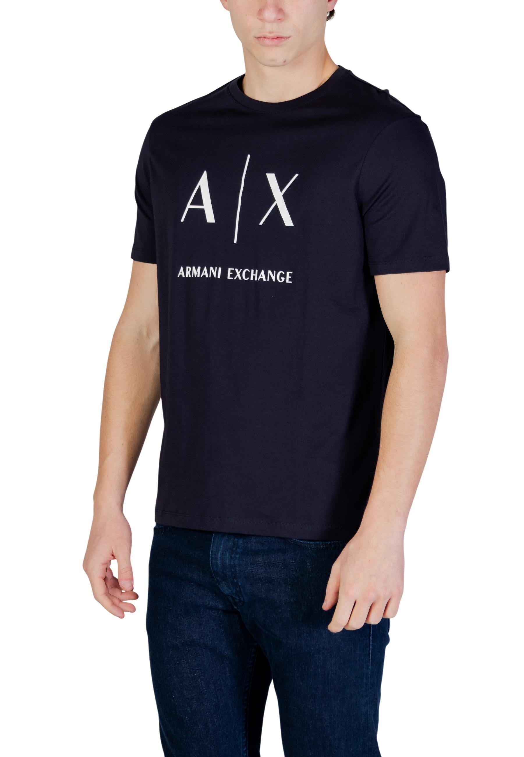 Armani Exchange T-shirt homme — blue