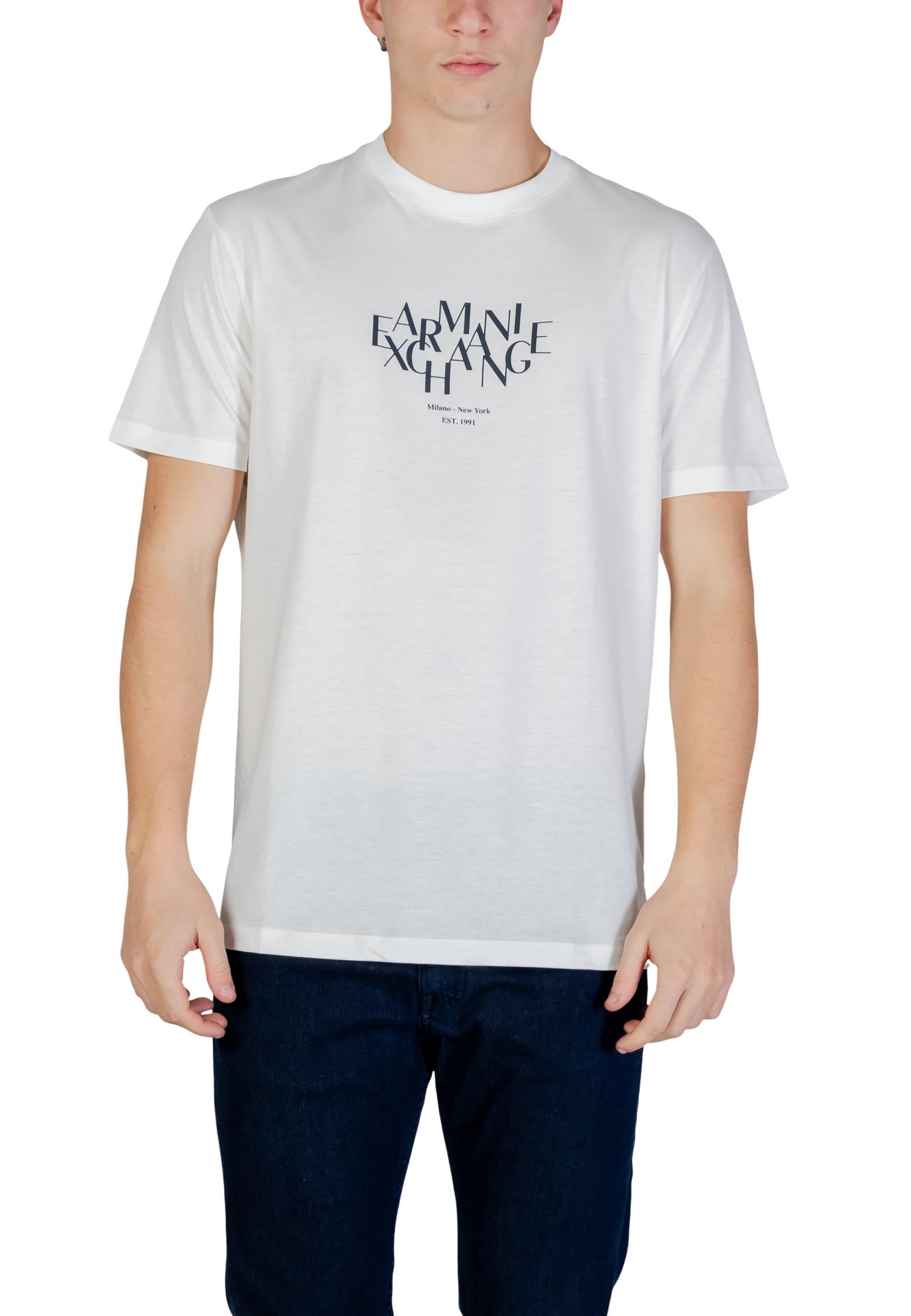 Armani Exchange T-shirt homme — white