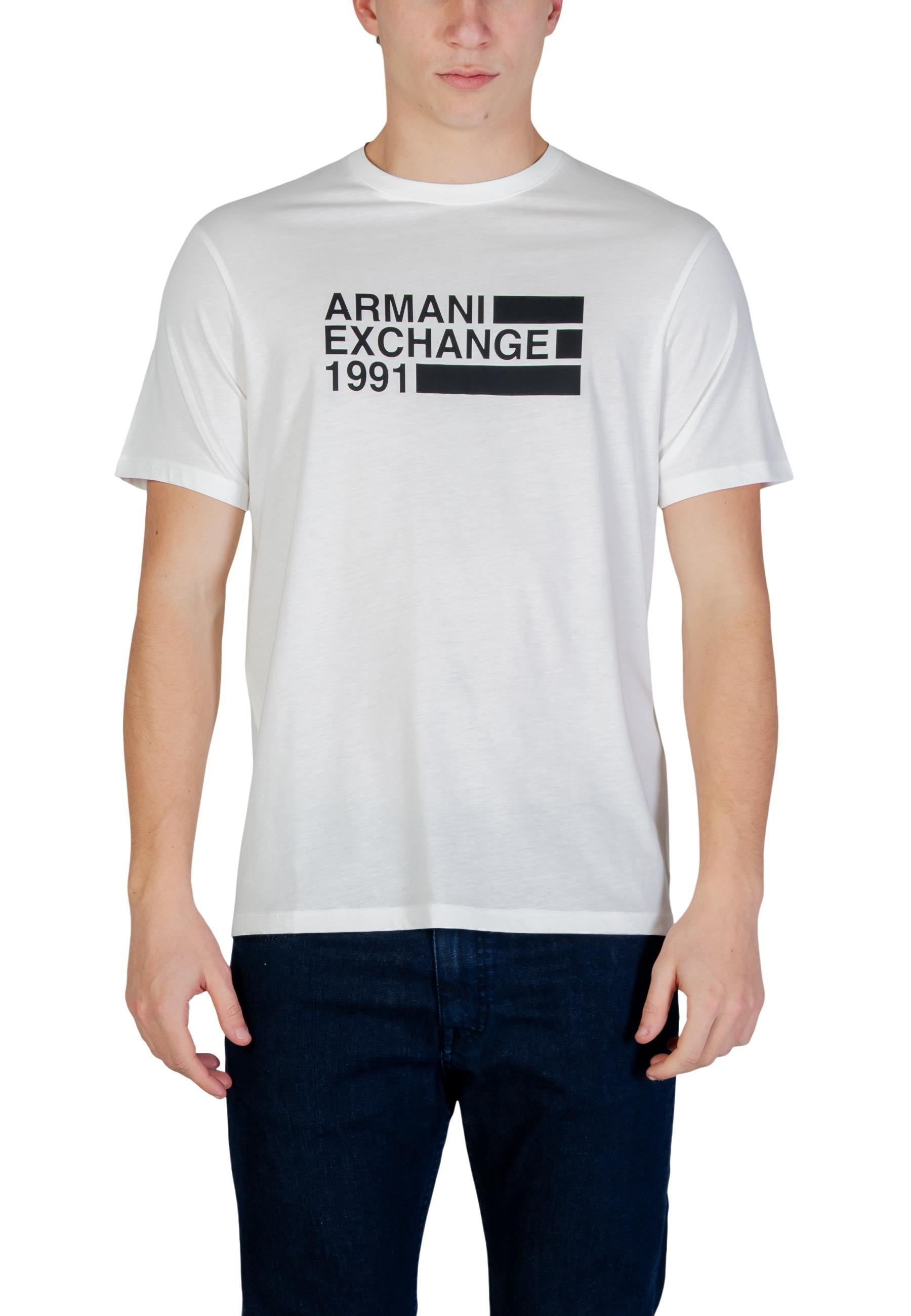 Armani Exchange T-shirt homme — white