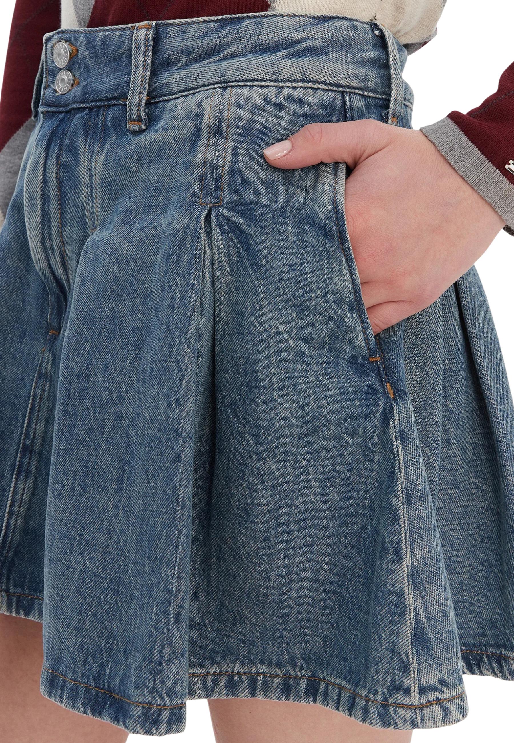 Tommy Hilfiger Jeans Jean femme Jupes — blue
