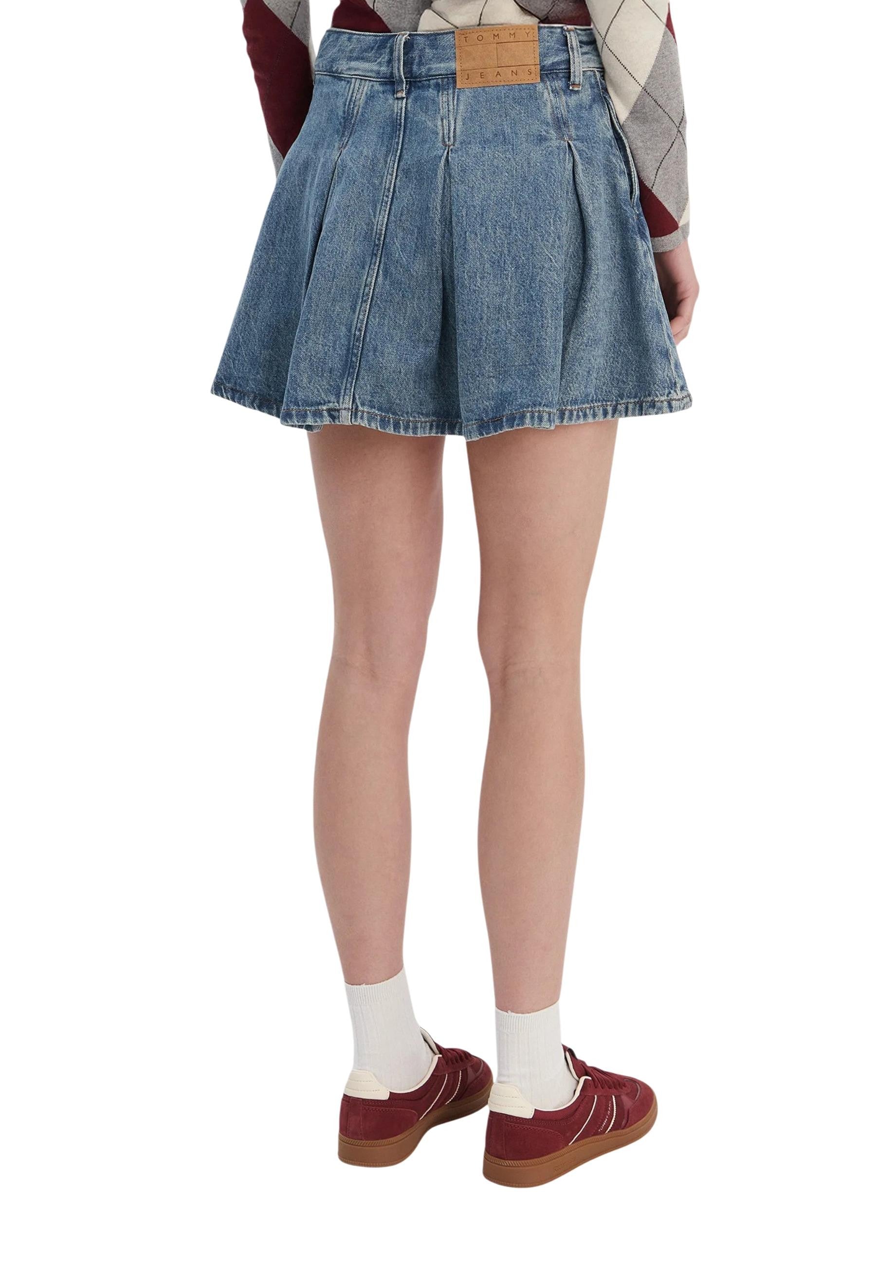Tommy Hilfiger Jeans Jean femme Jupes — blue