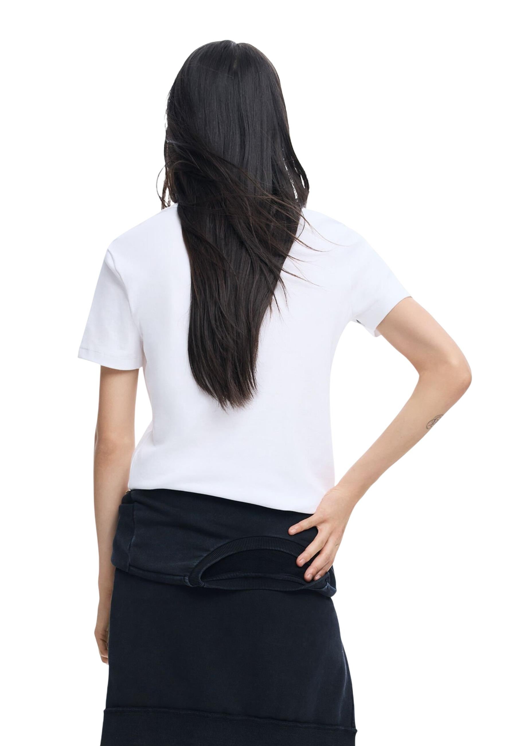 Desigual T-shirt femme — white