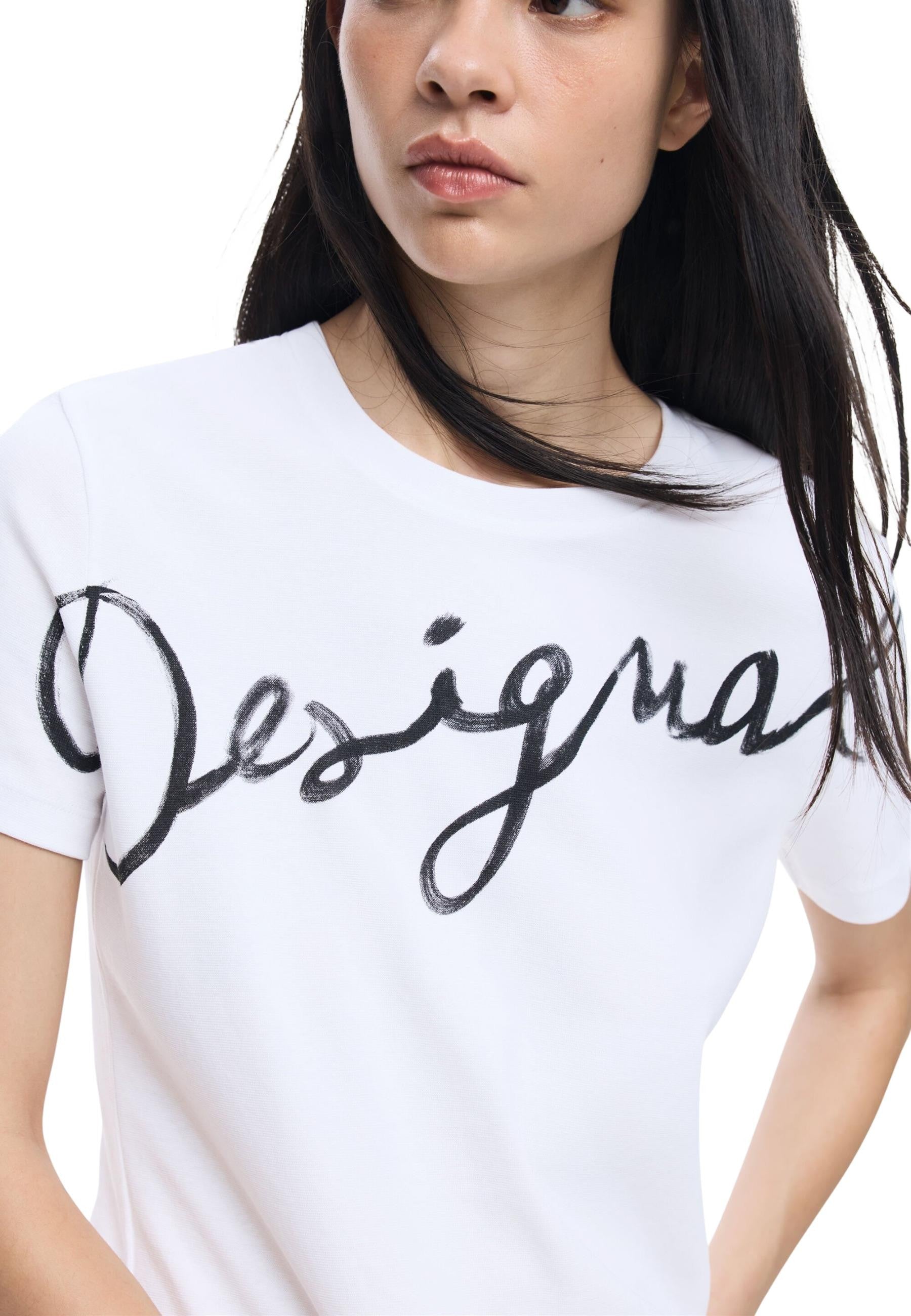 Desigual T-shirt femme — white