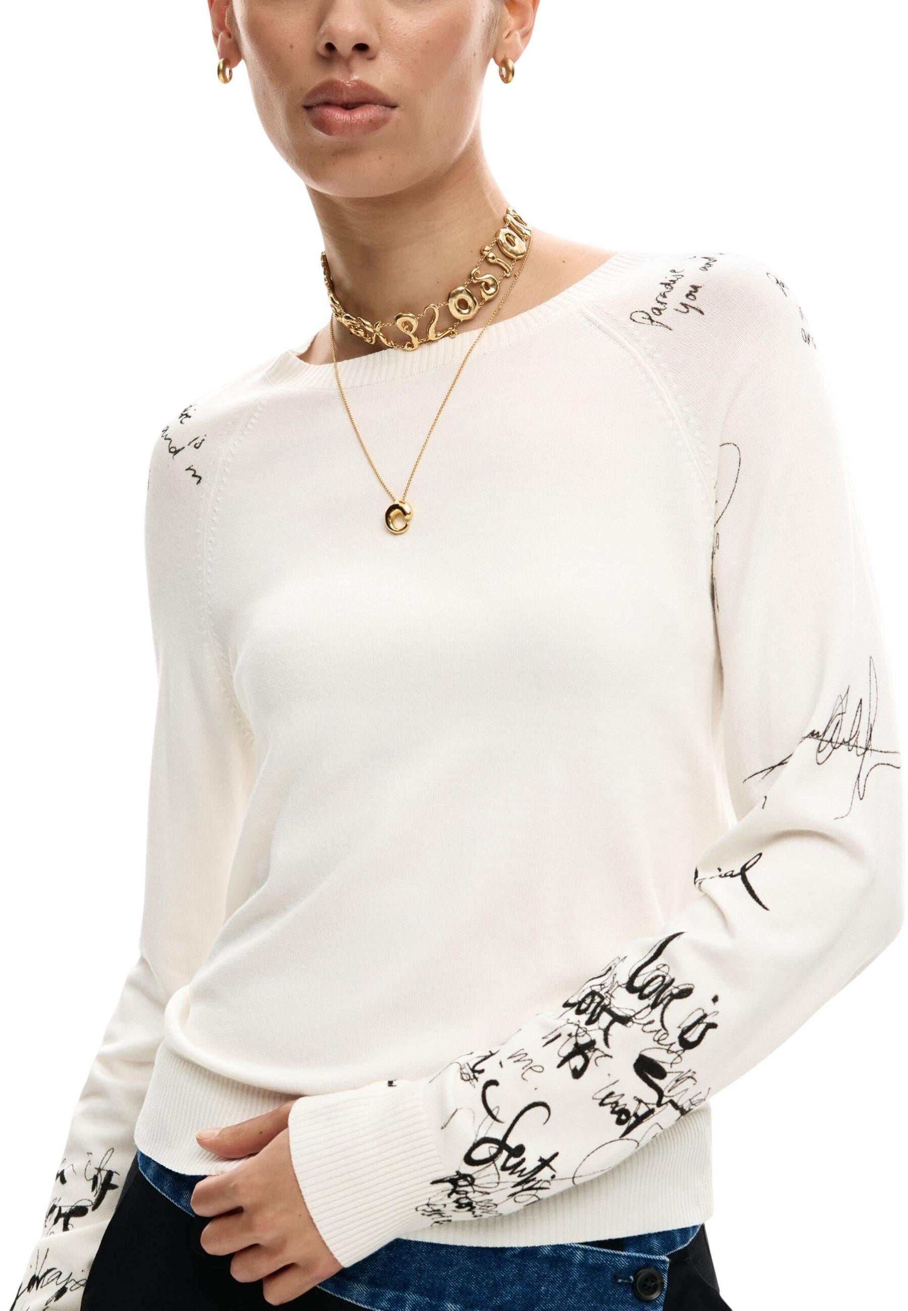 Desigual Pull femme — beige