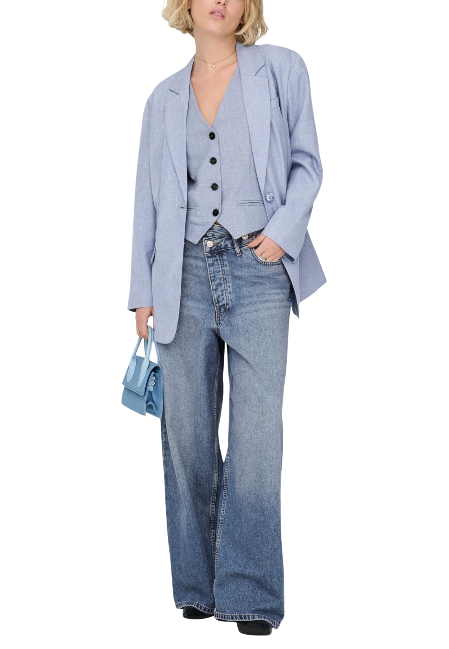 Only Vêtement femme Jaquettes — light blue