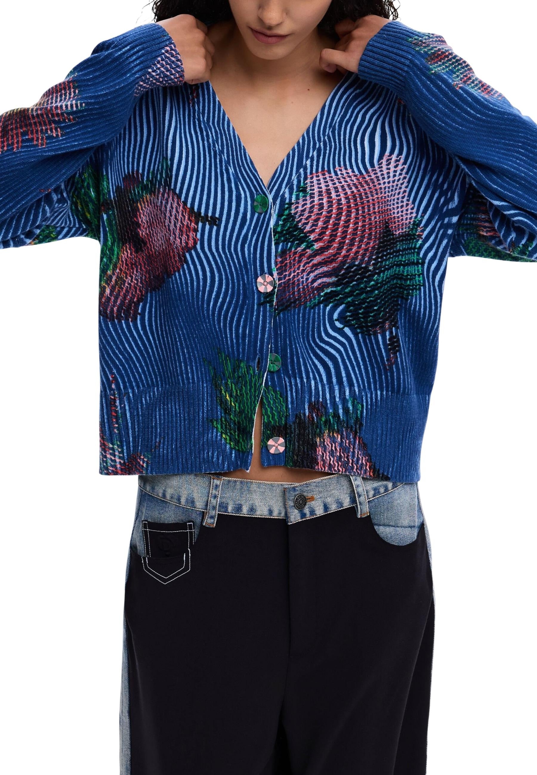 Desigual Vêtement femme Cardigans — blue