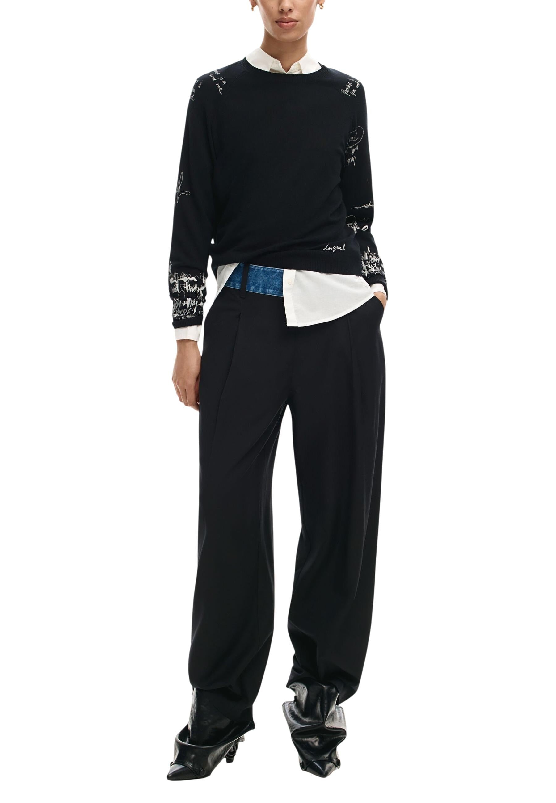 Desigual Pull femme — black