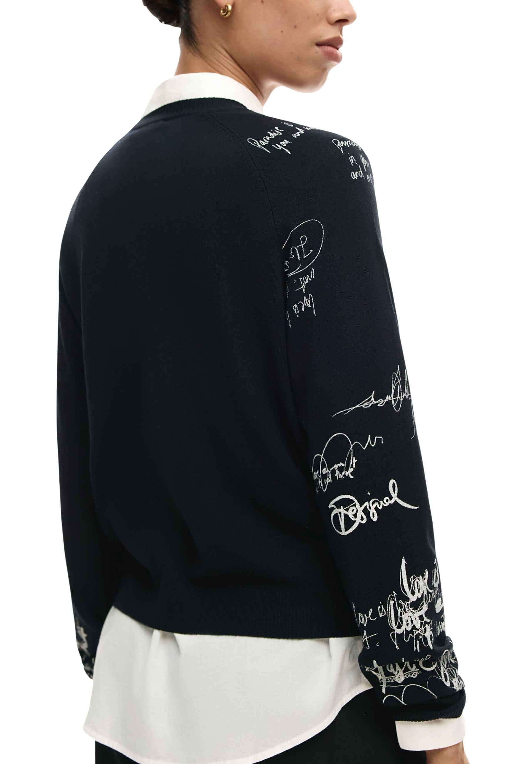 Desigual Pull femme — black