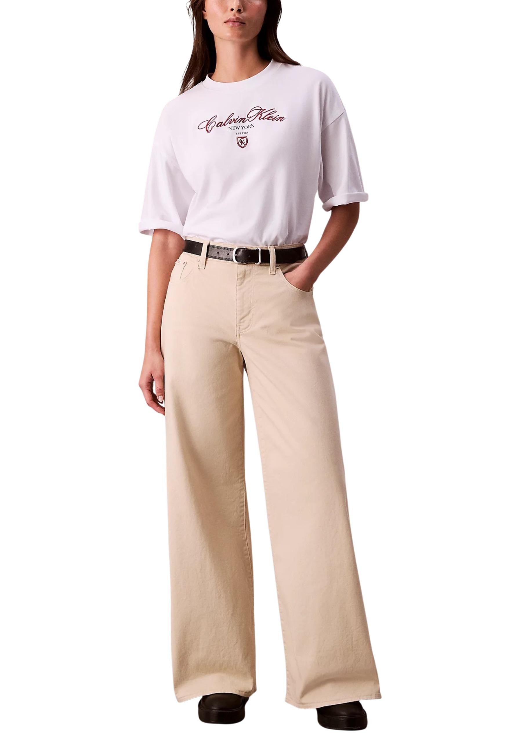 Calvin Klein Jeans T-shirt femme — white