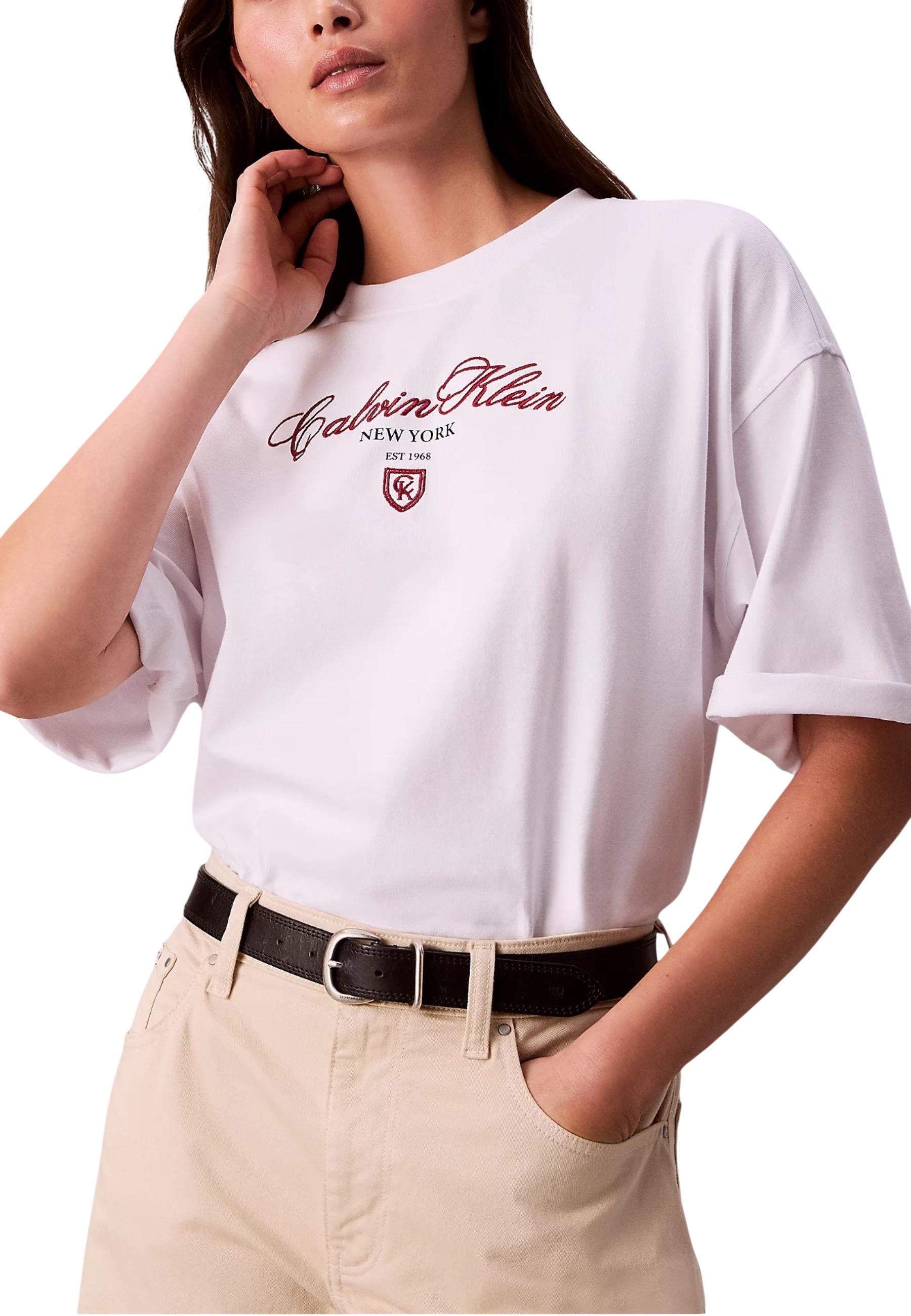 Calvin Klein Jeans T-shirt femme — white