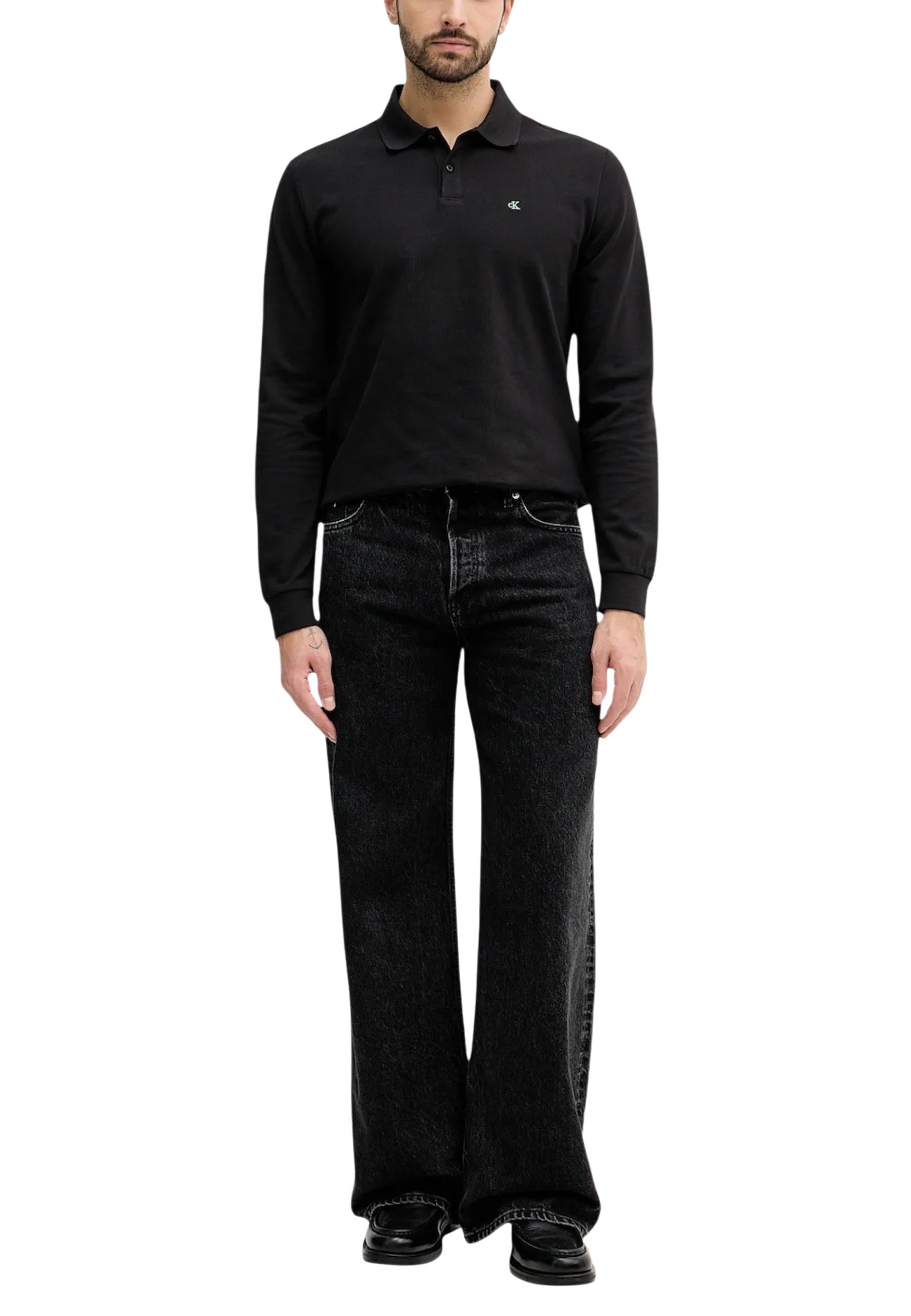 Calvin Klein Jeans Polo homme — black