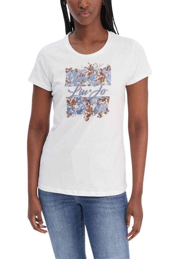 Liu Jo T-shirt femme — white · 506717