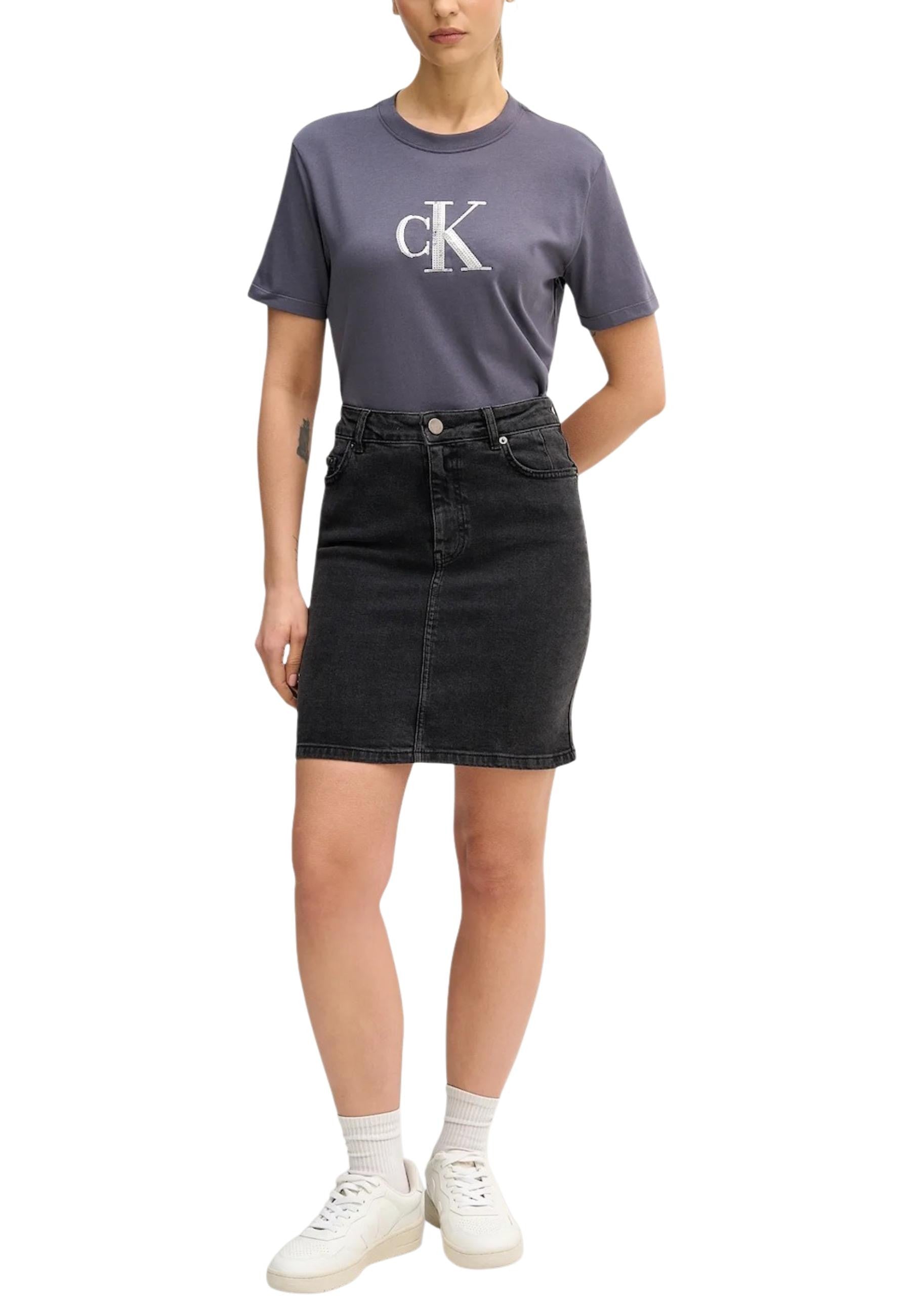 Calvin Klein Jeans T-shirt femme — grey